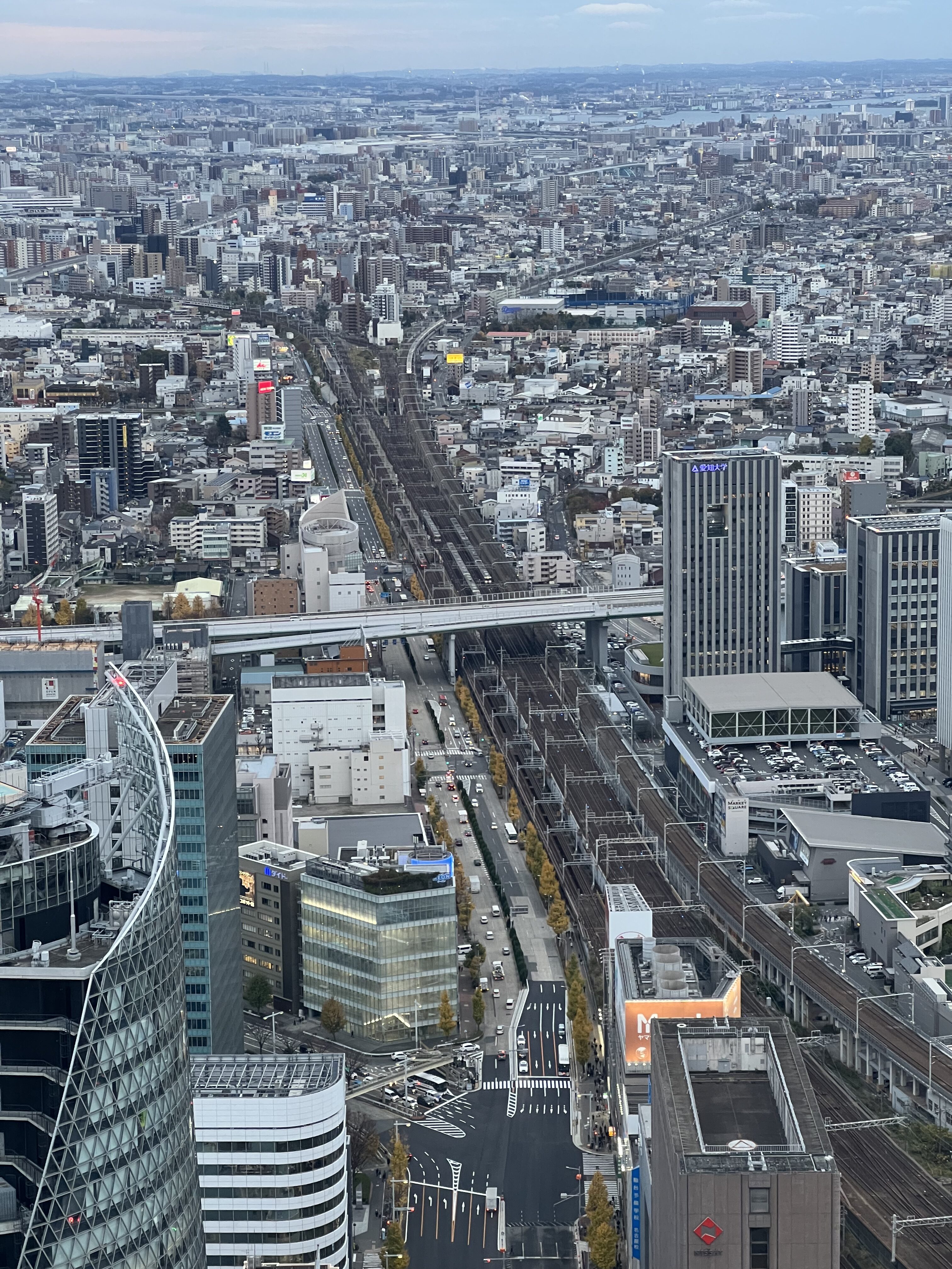 Nagoya Japan from Sky Promenade Nagoya Japan from Sky Promenade