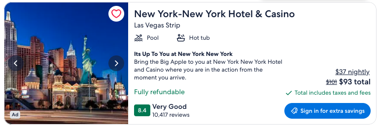 New York New York Las Vegas on Expedia New York New York Las Vegas on Expedia