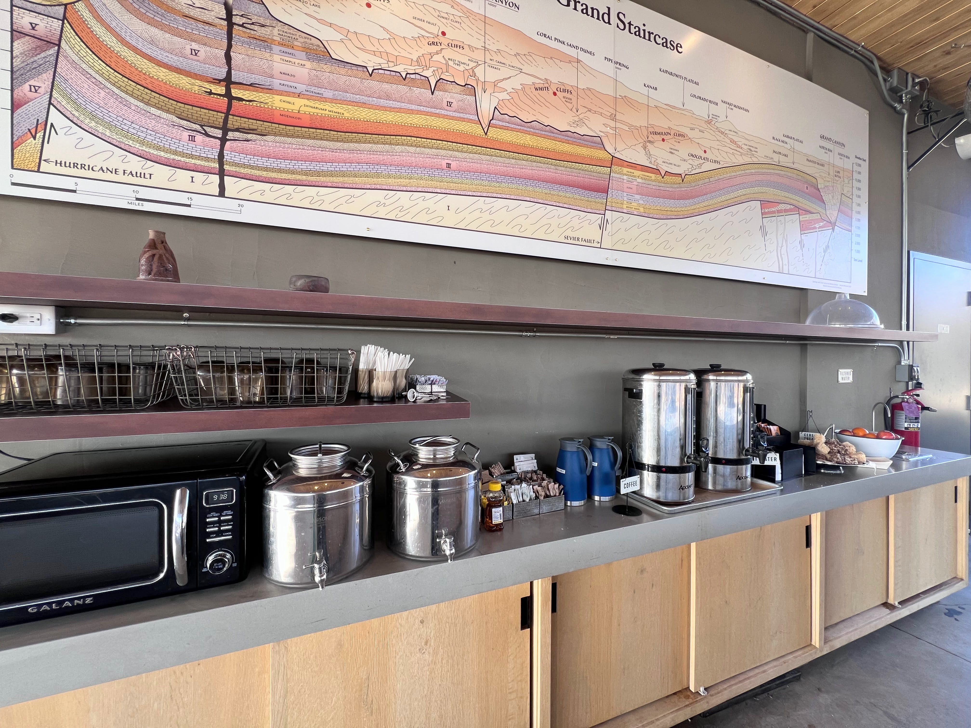 Ofland Escalante complimentary coffee
