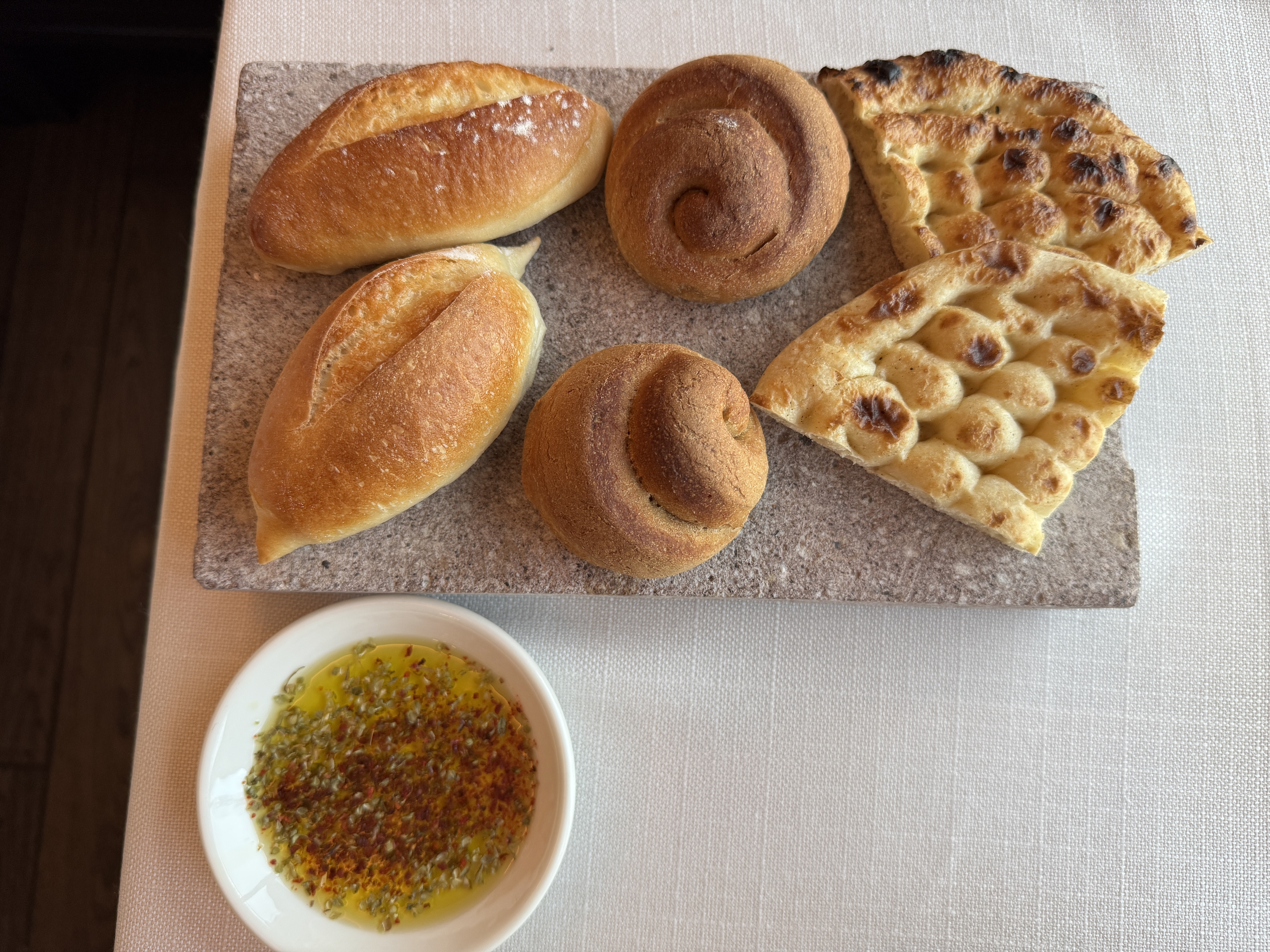 Ritz Carlton Istanbul Atolye dinner bread Ritz Carlton Istanbul Atolye dinner bread