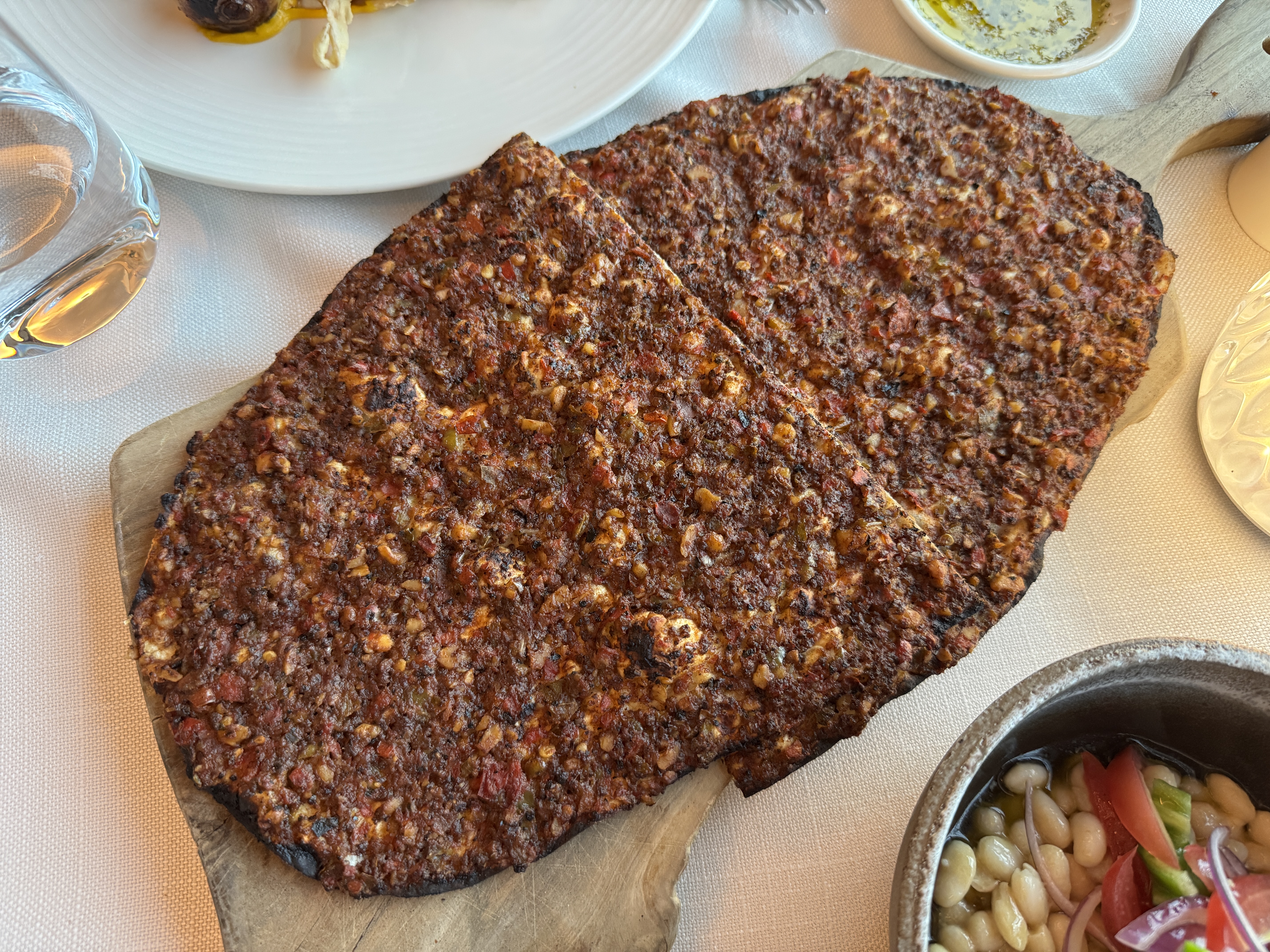 Ritz Carlton Istanbul Atolye dinner lahmacun Ritz Carlton Istanbul Atolye dinner lahmacun