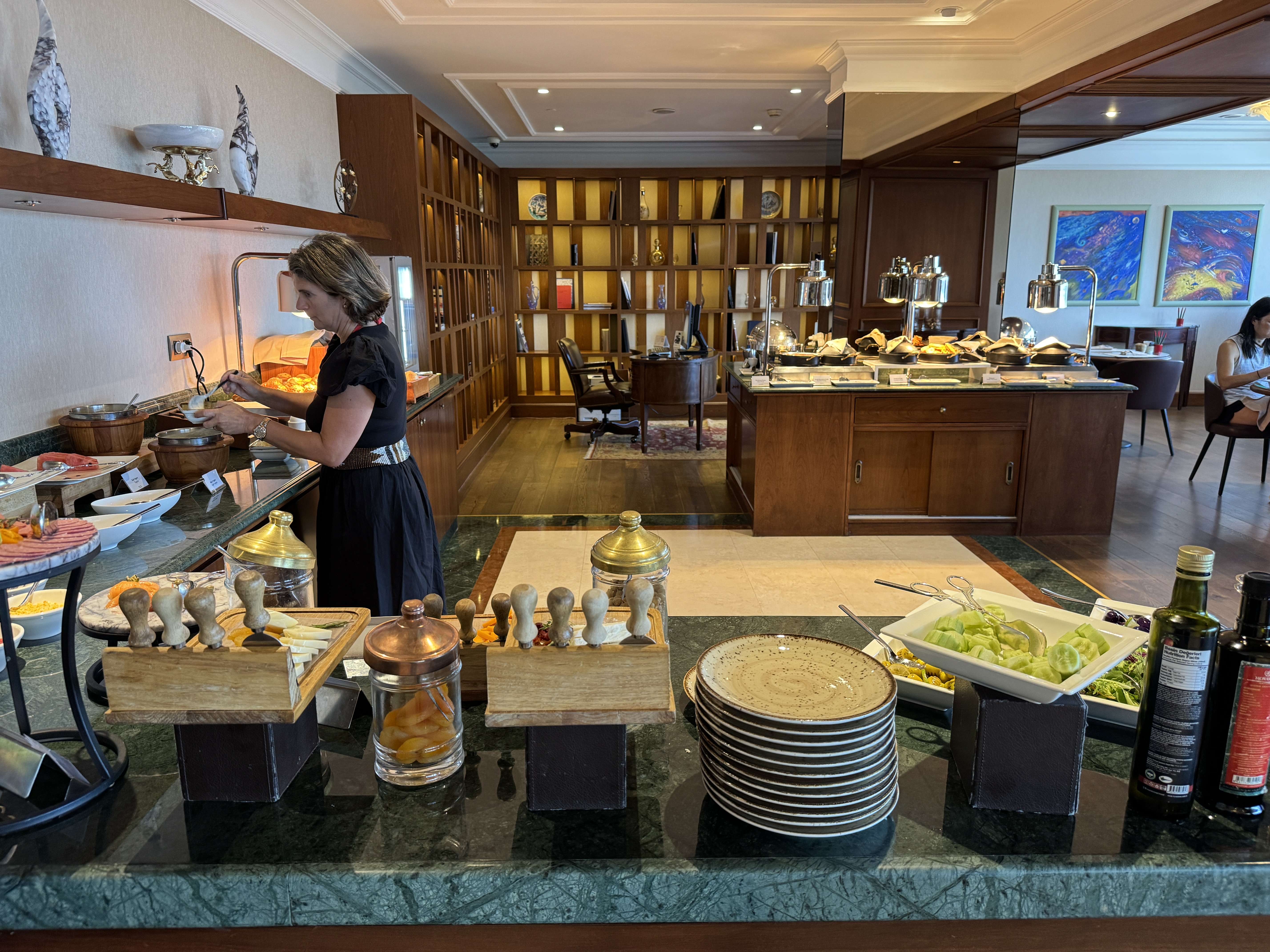 Ritz Carlton Istanbul Club Lounge breakfast Ritz Carlton Istanbul Club Lounge breakfast