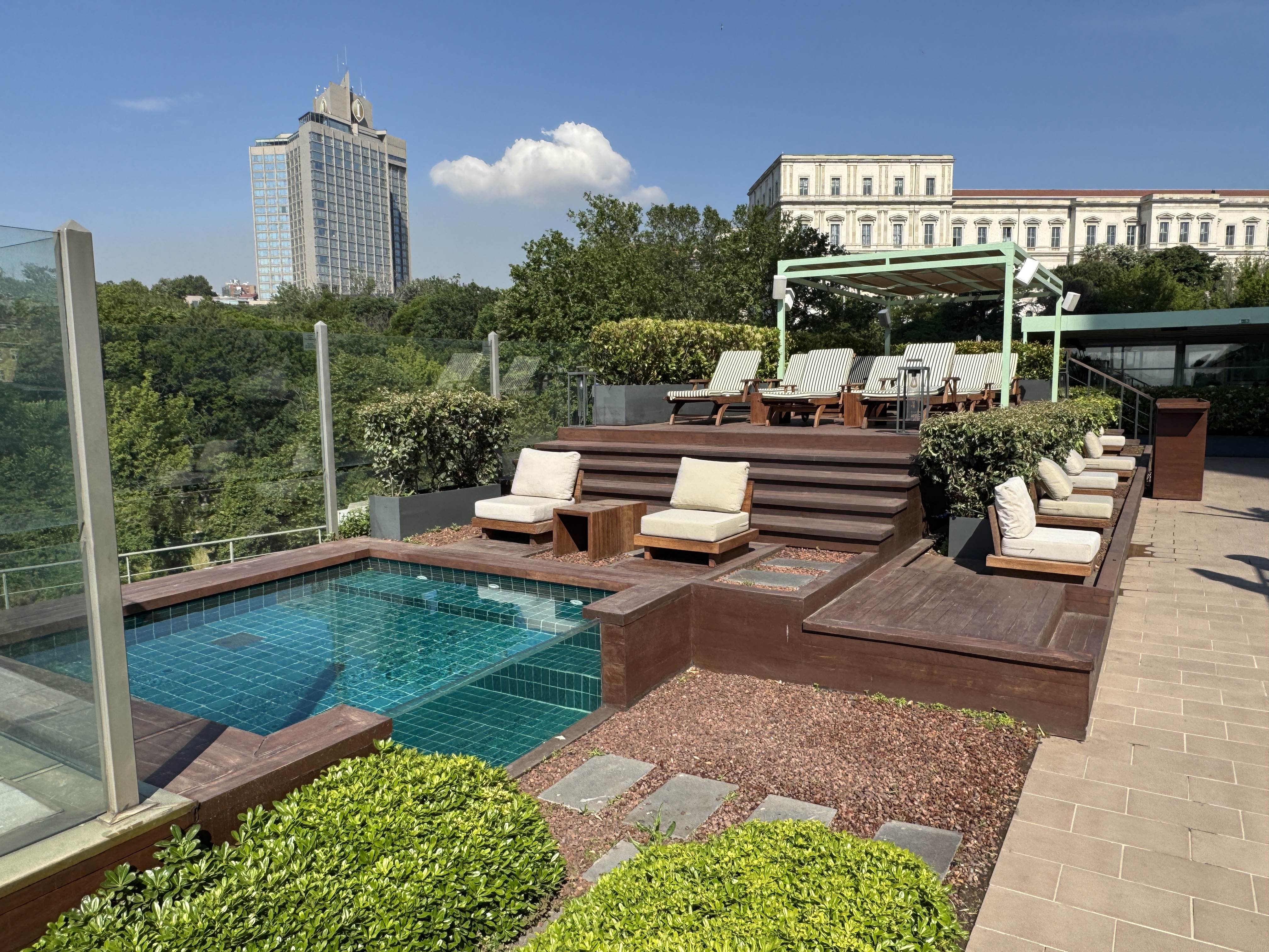 Ritz Carlton Istanbul The Roof smaller pool deck