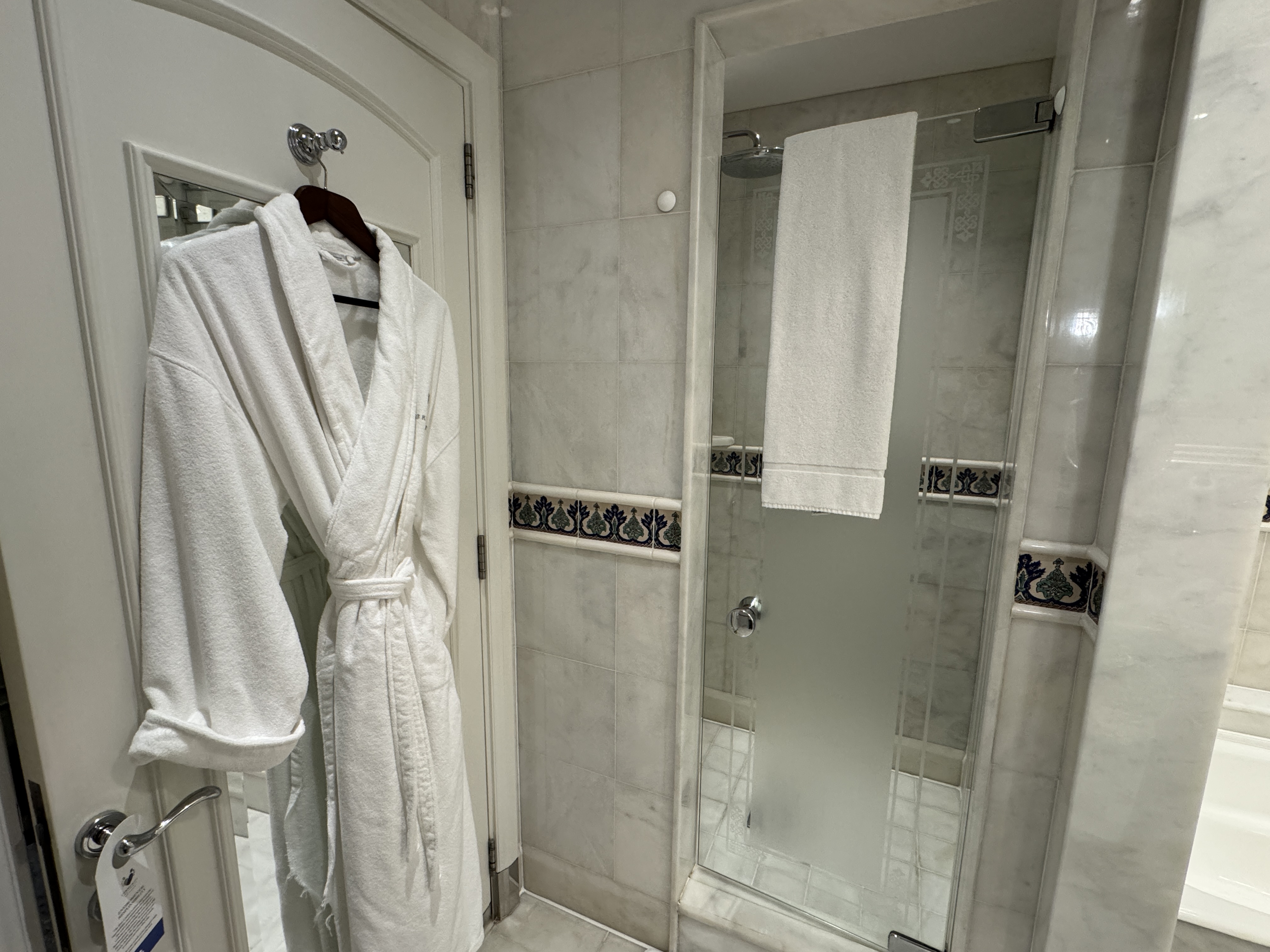 Ritz Carlton Istanbul bathroom shower door Ritz Carlton Istanbul bathroom shower door