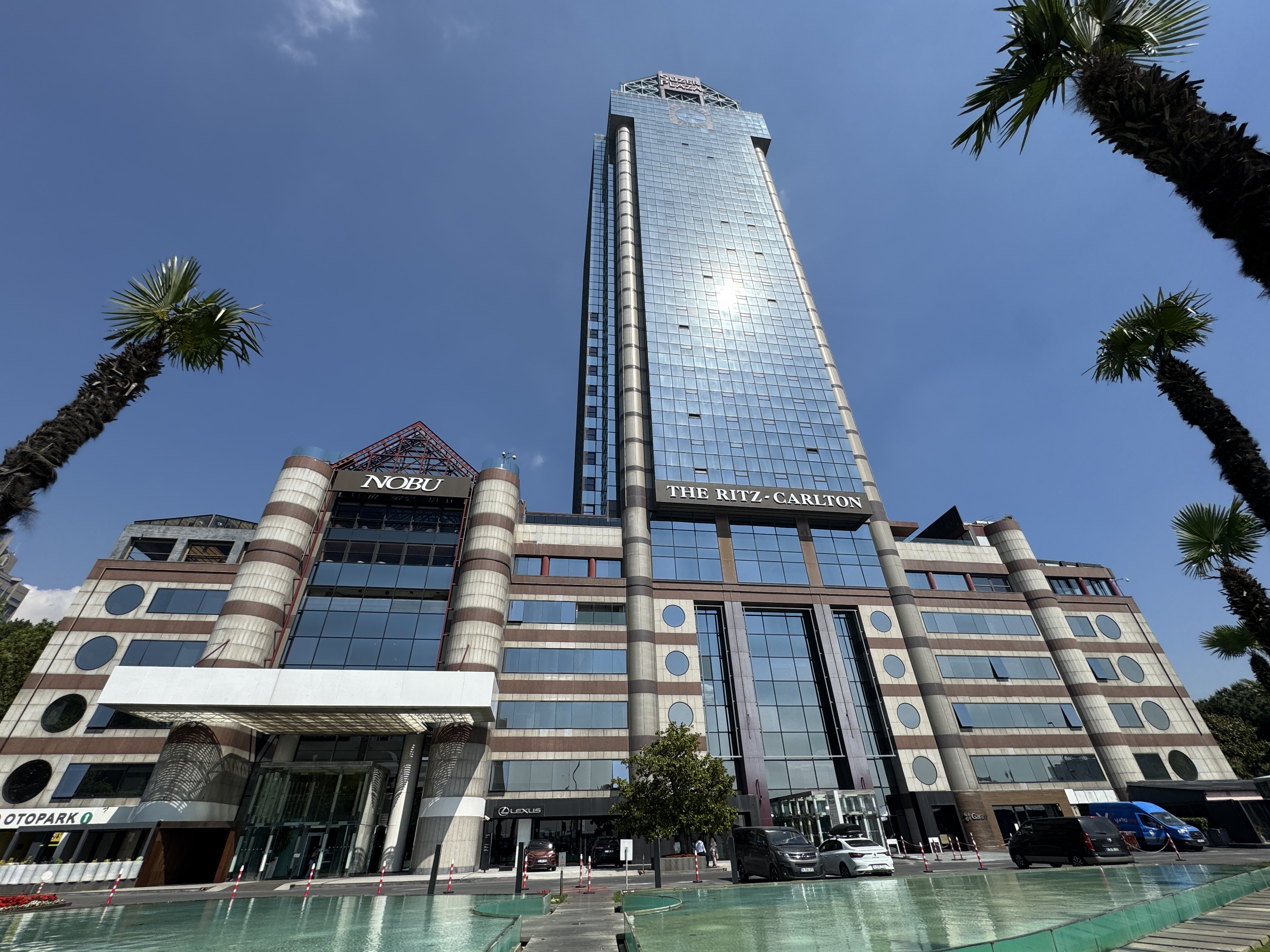 Ritz Carlton Istanbul exterior from street Ritz Carlton Istanbul exterior from street