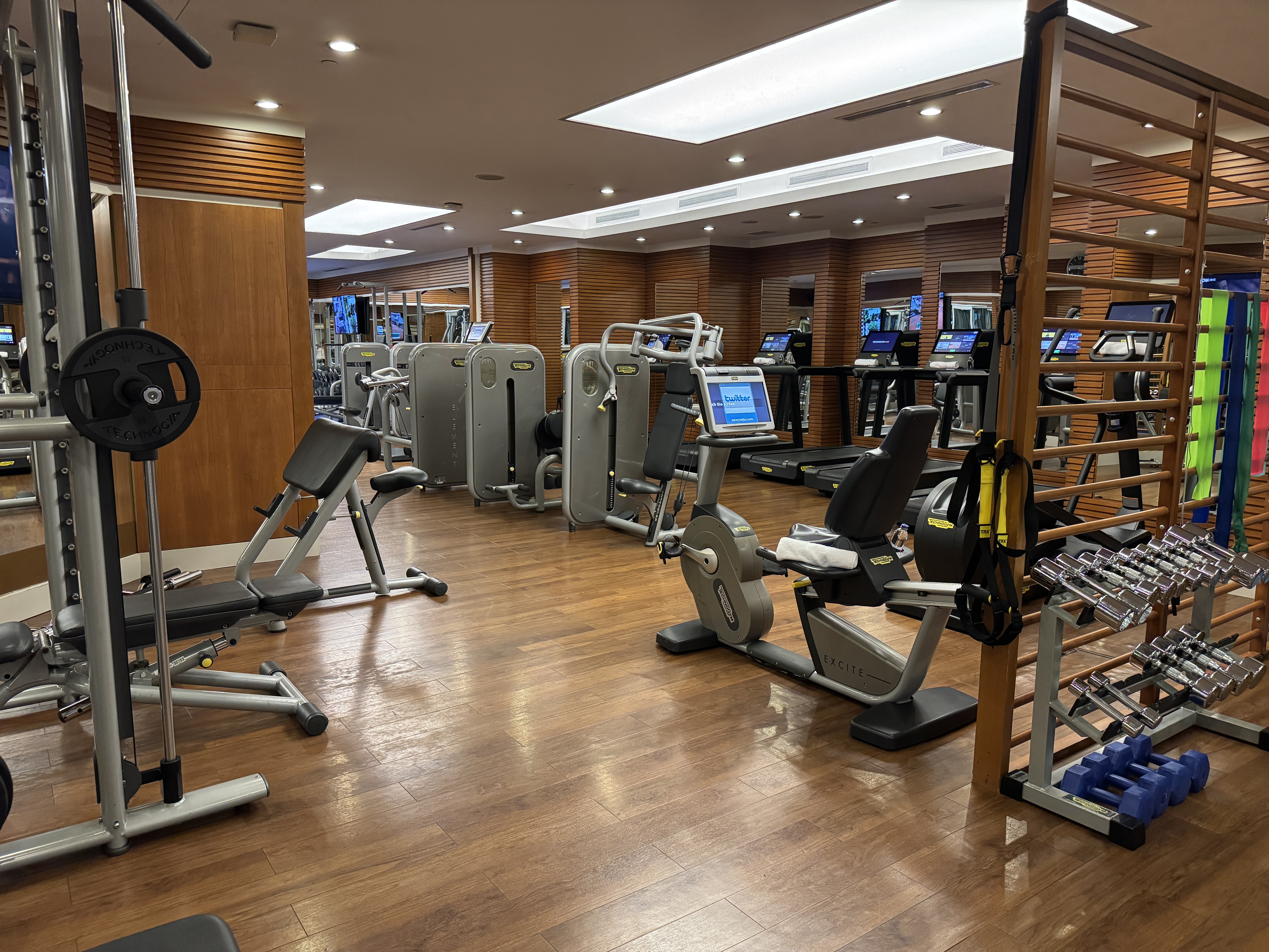 Ritz Carlton Istanbul gym entrance Ritz Carlton Istanbul gym entrance