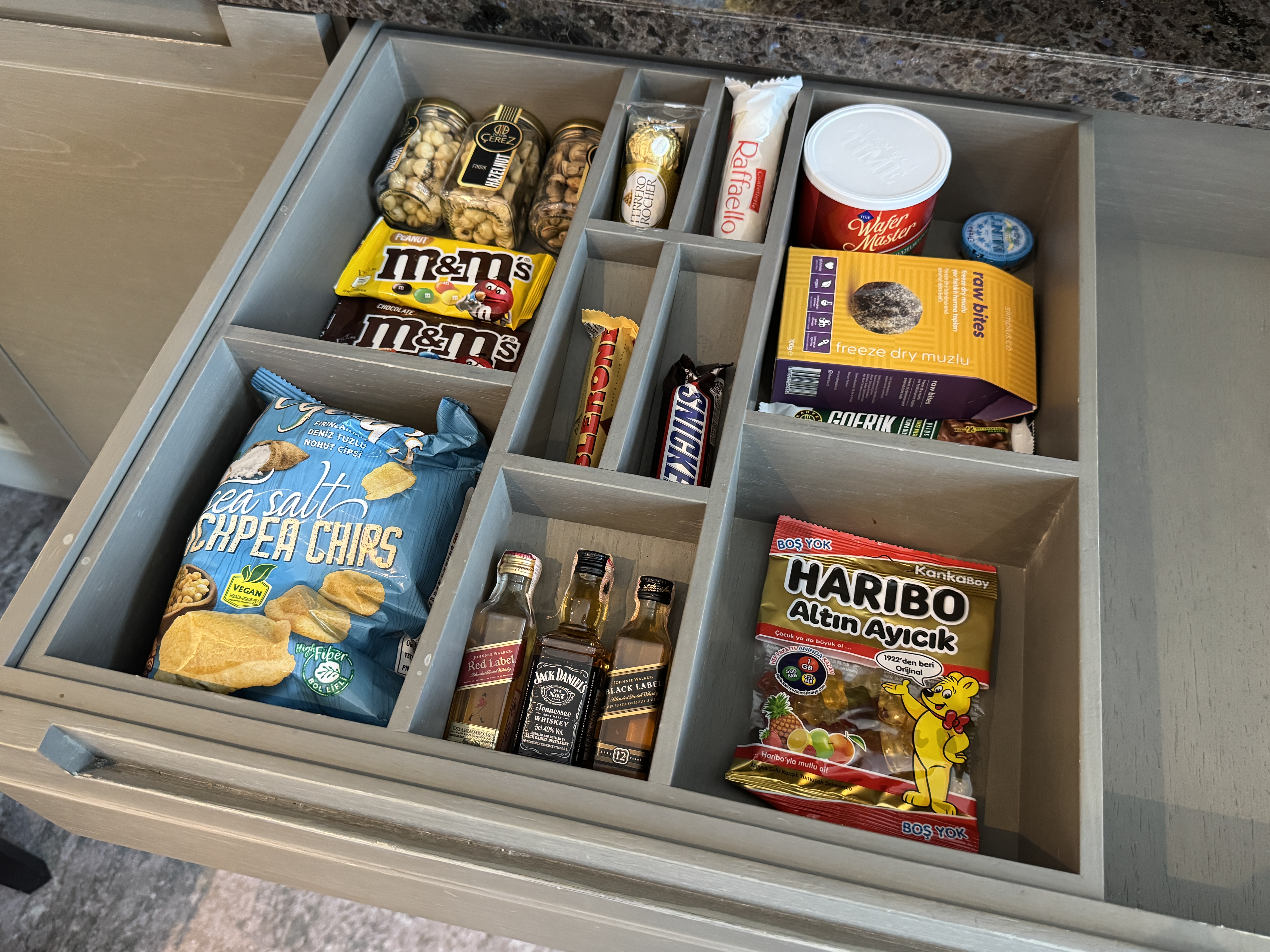 Ritz Carlton Istanbul room minibar Ritz Carlton Istanbul room minibar