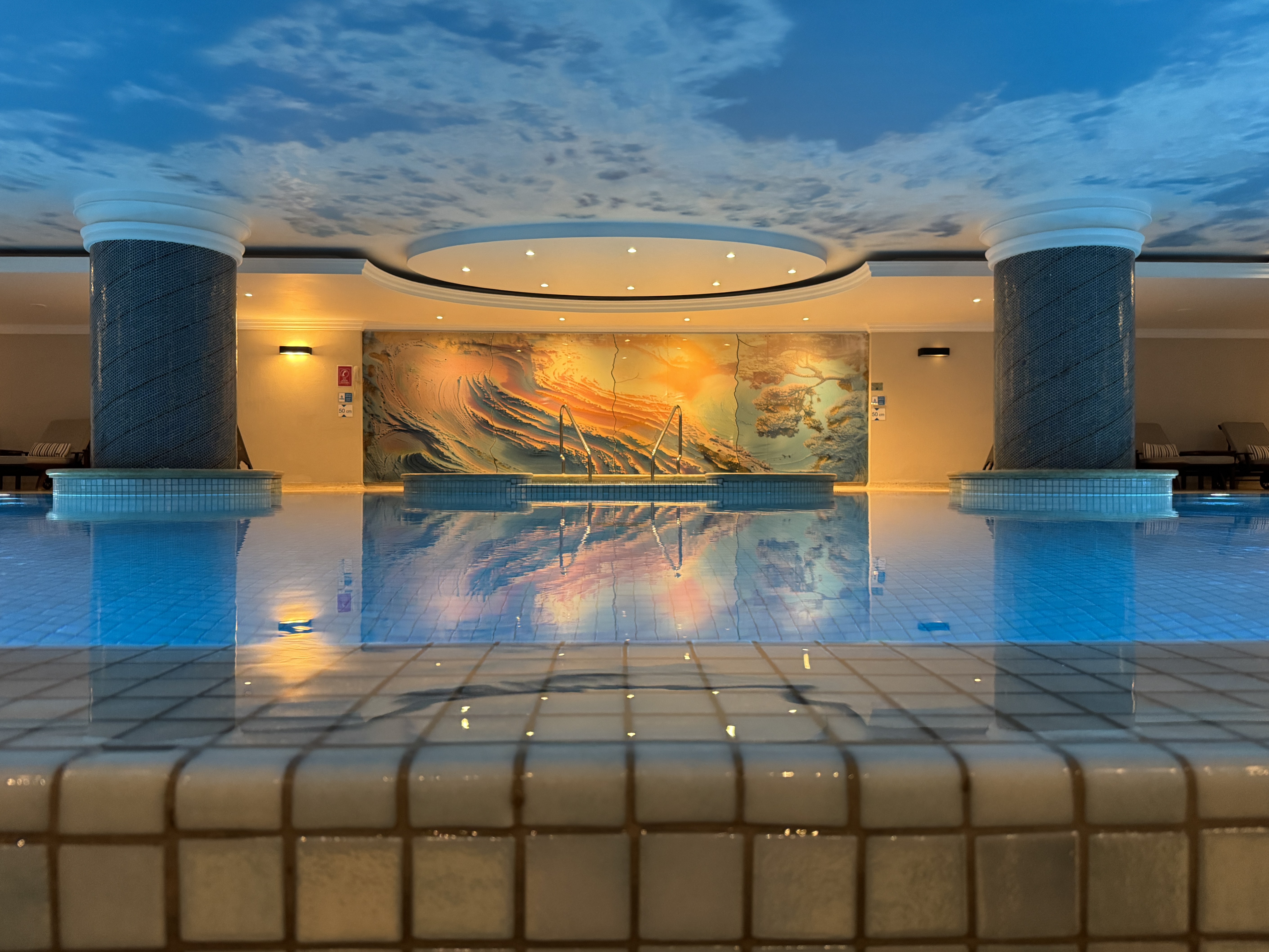 Ritz Carlton Istanbul spa indoor pool infinity edge Ritz Carlton Istanbul spa indoor pool infinity edge