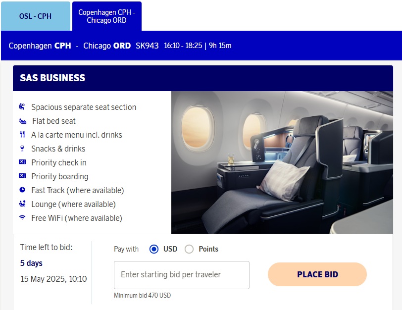 SAS Bid for Upgrade SAS Bid for Upgrade