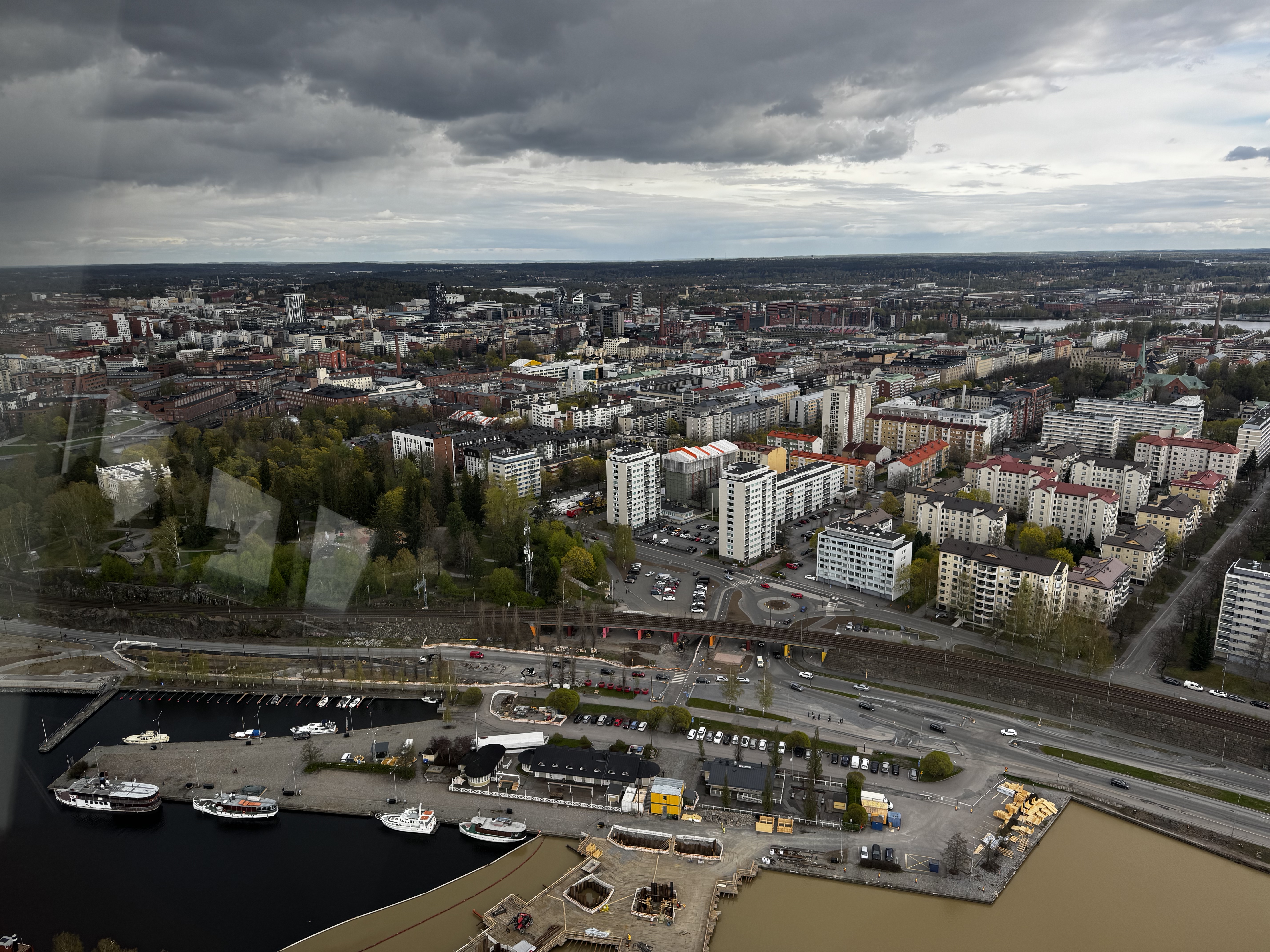 Sarkanniemi Amusement Park Tampere tower view Sarkanniemi Amusement Park Tampere tower view