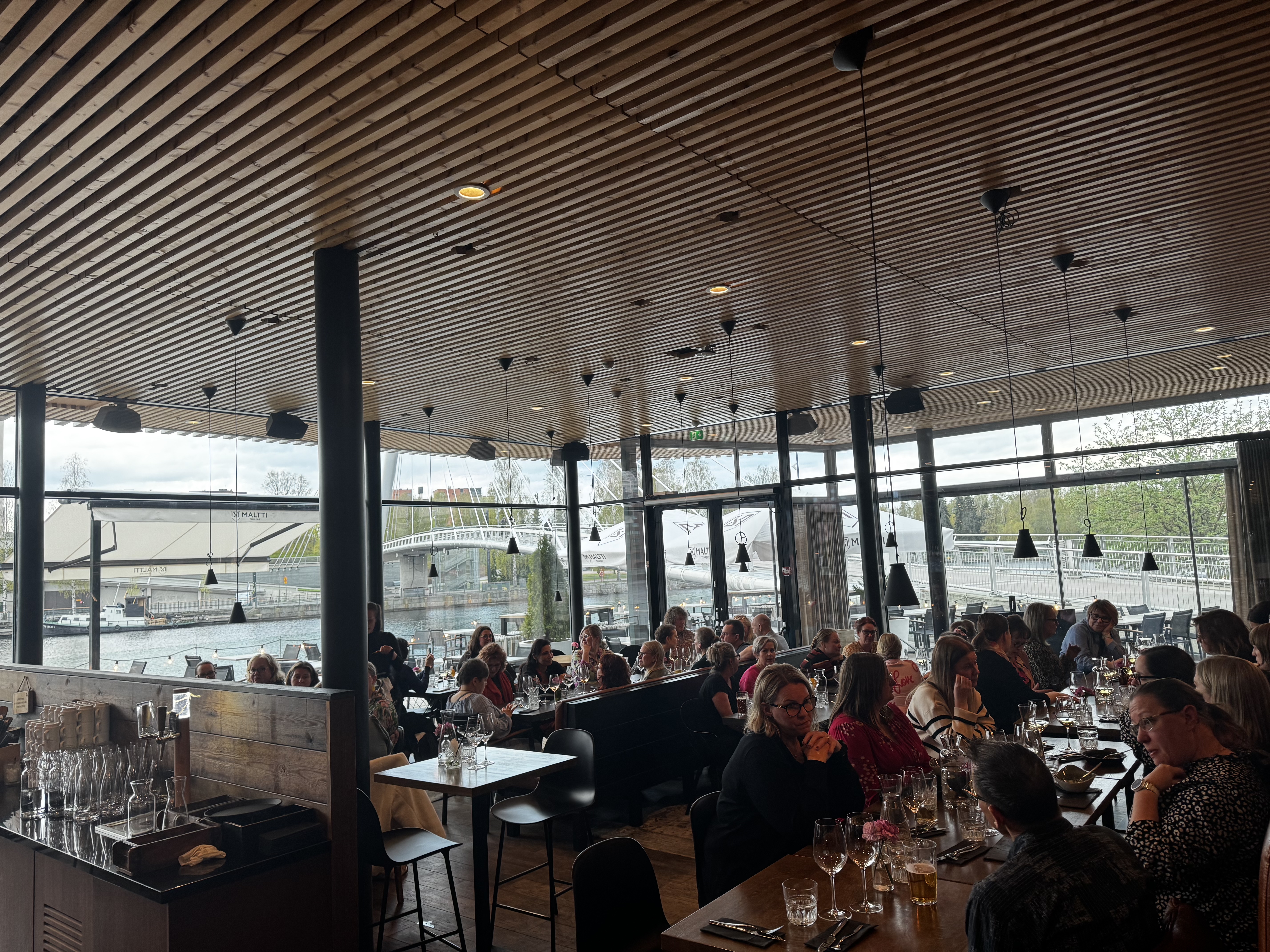 Sauna Restaurant Kuuma dining room Sauna Restaurant Kuuma dining room