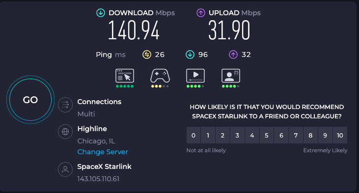 Screenshot 2025 05 08 at 5.00.15 PM Starlink speedtest 2