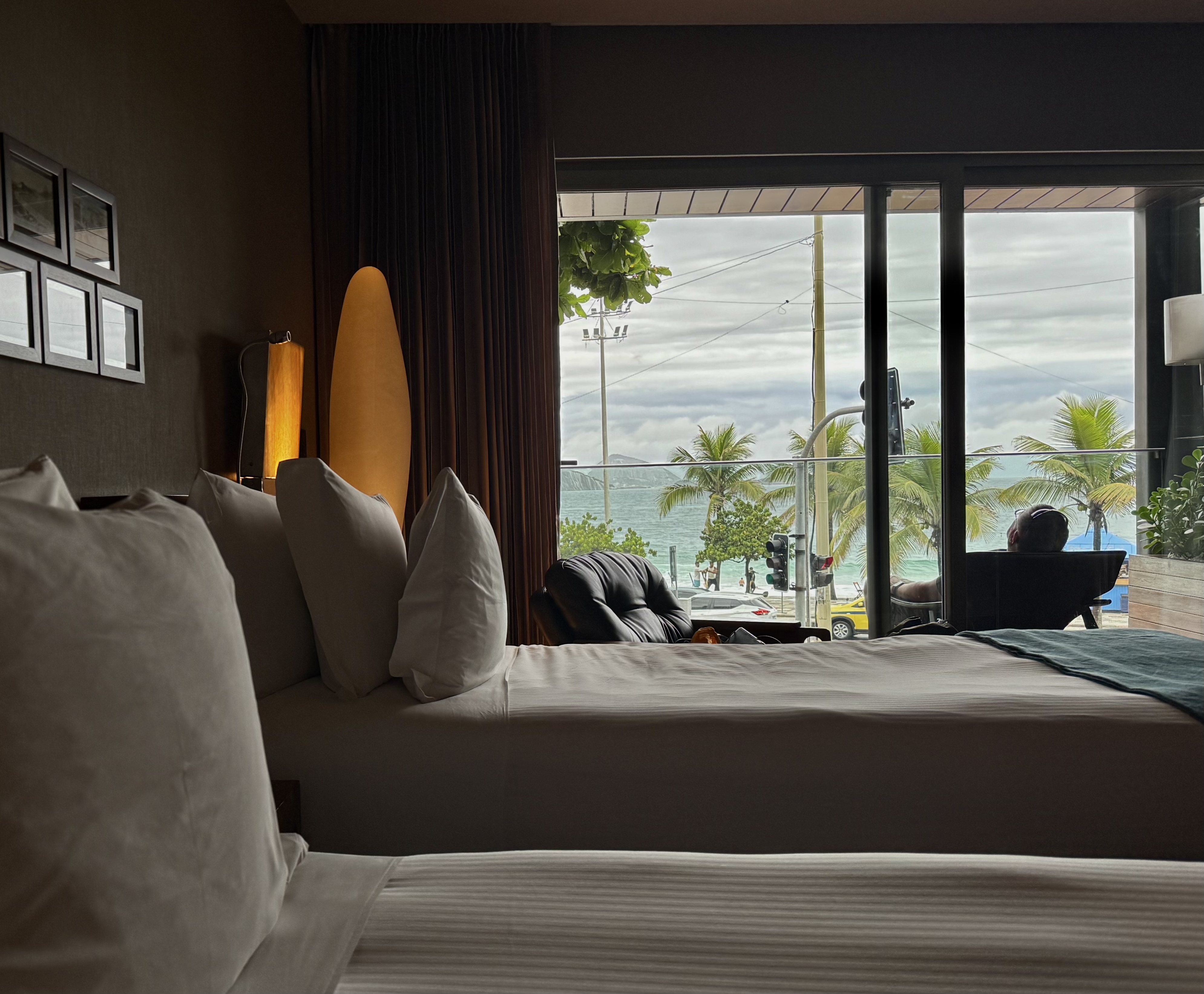 Sea view room at the Fasano Rio de Janeiro Sea view room at the FHotel Fasano Rio de Janeiro