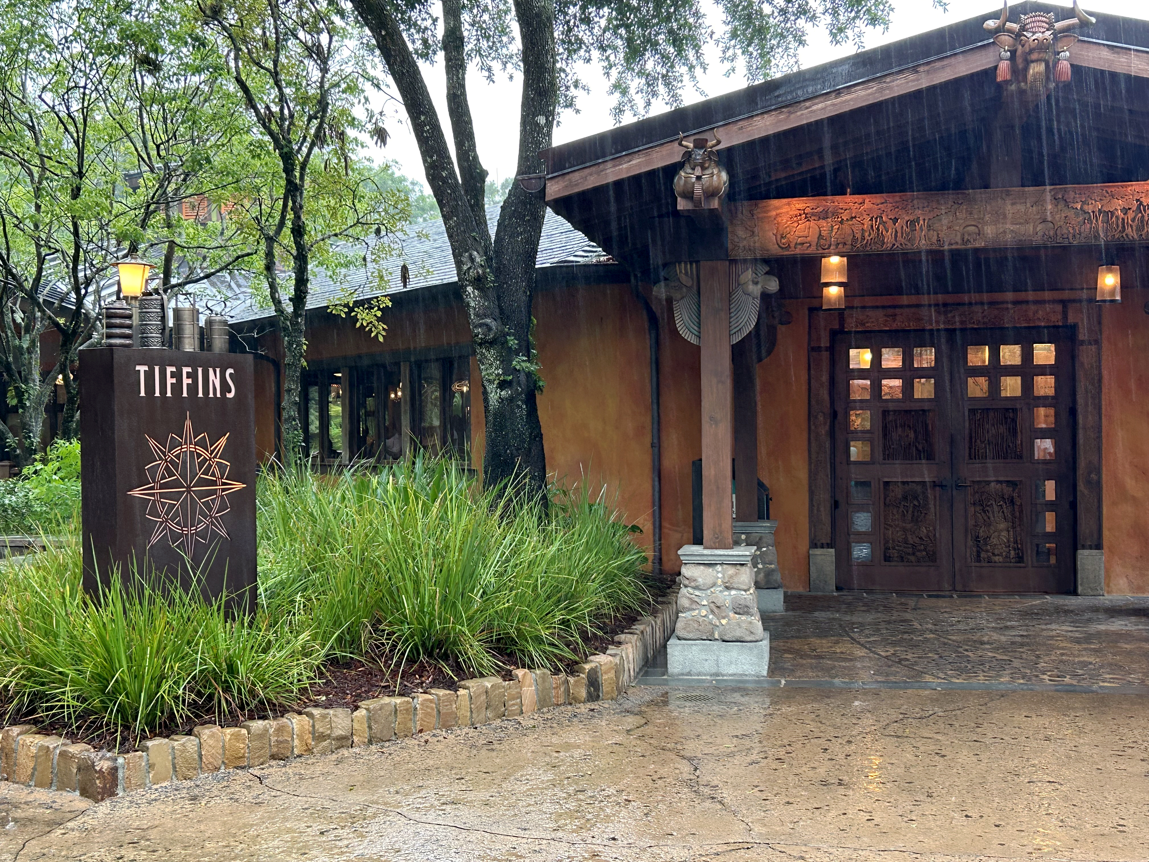 Tiffins entrance full Animal Kingdom Disney Orlando Florida Tiffins entrance half Animal Kingdom Disney Orlando Florida