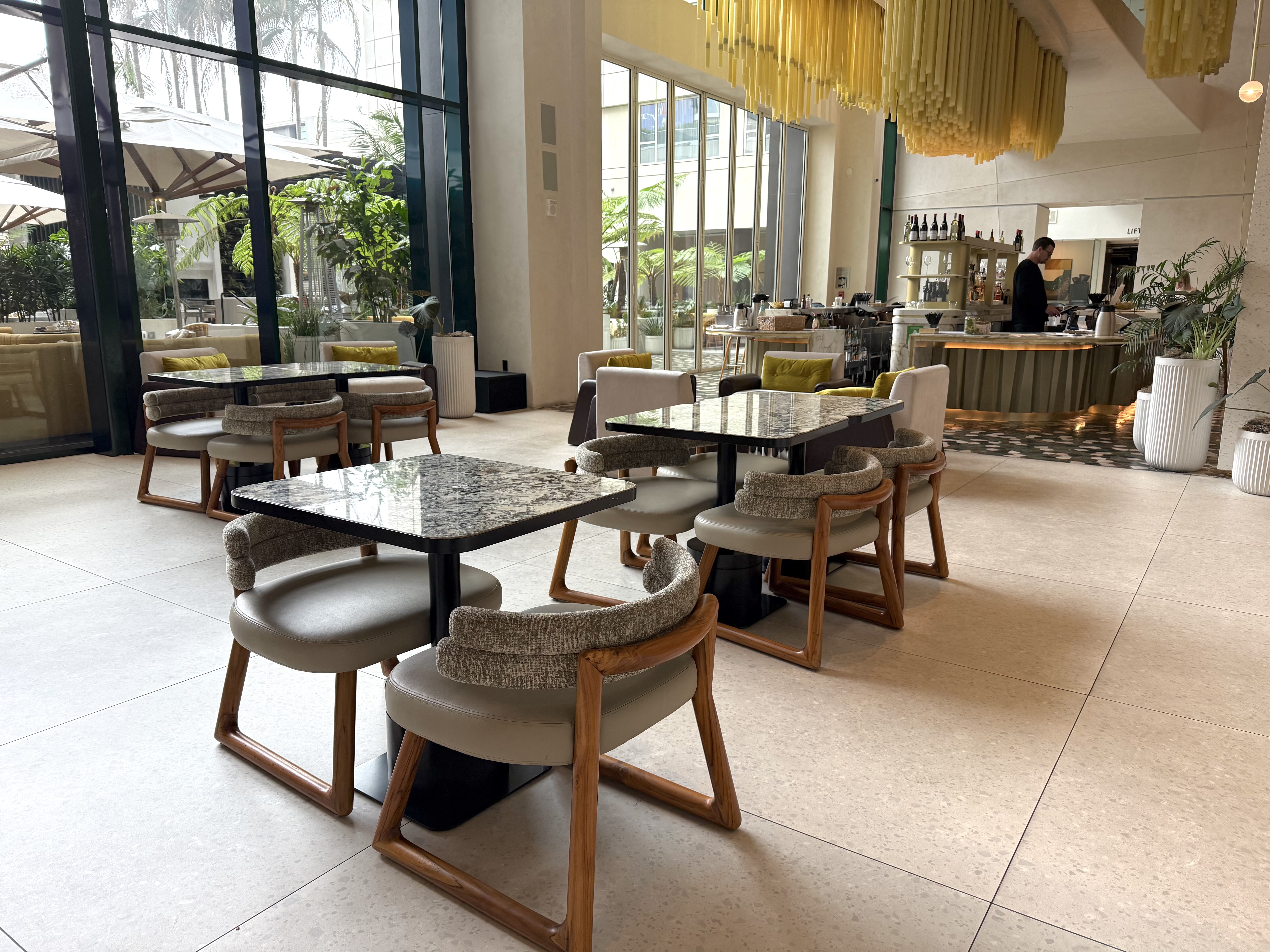 W Hollywood dining area W Hollywood dining area