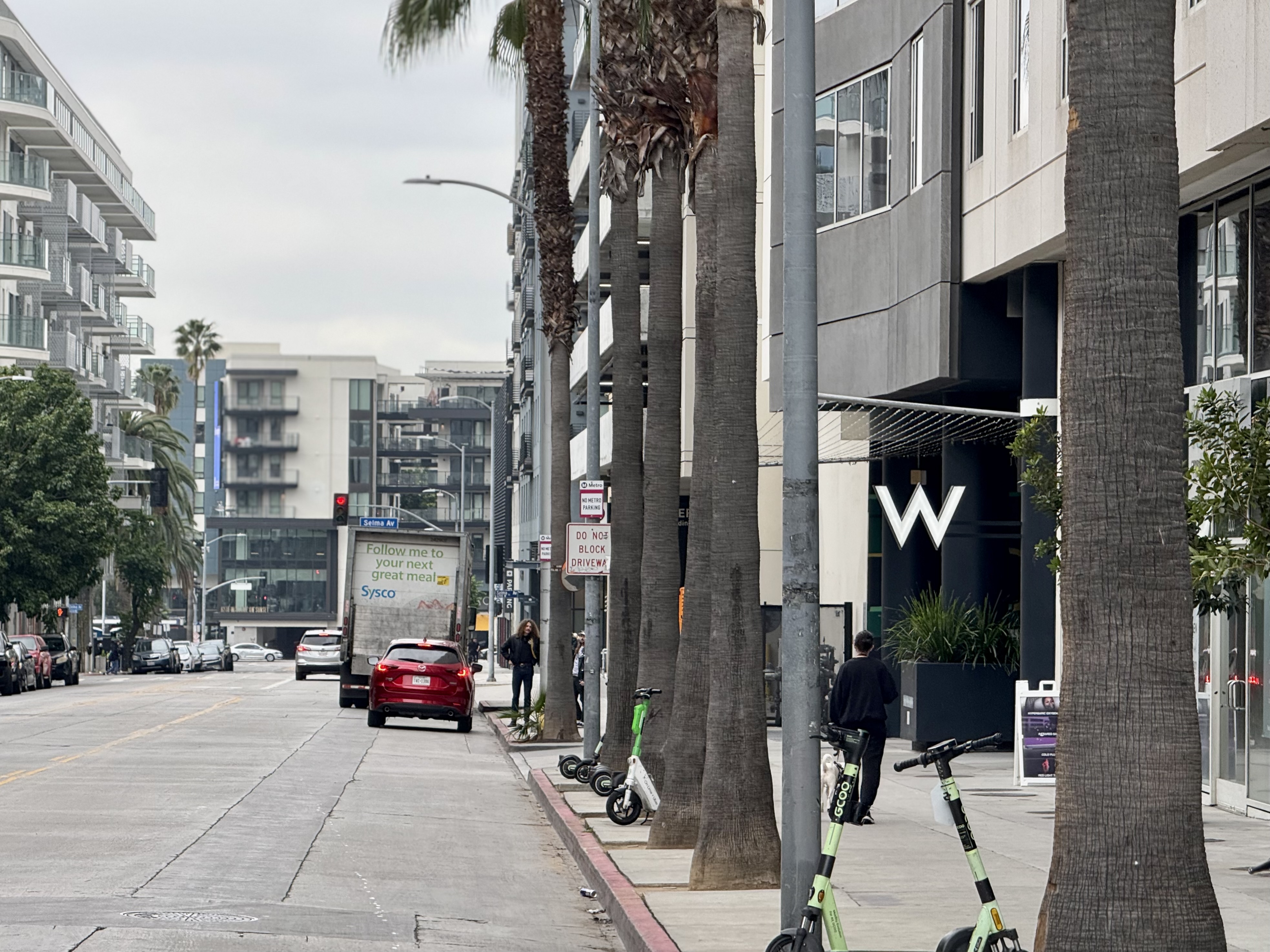 W Hollywood from the street W Hollywood from the street