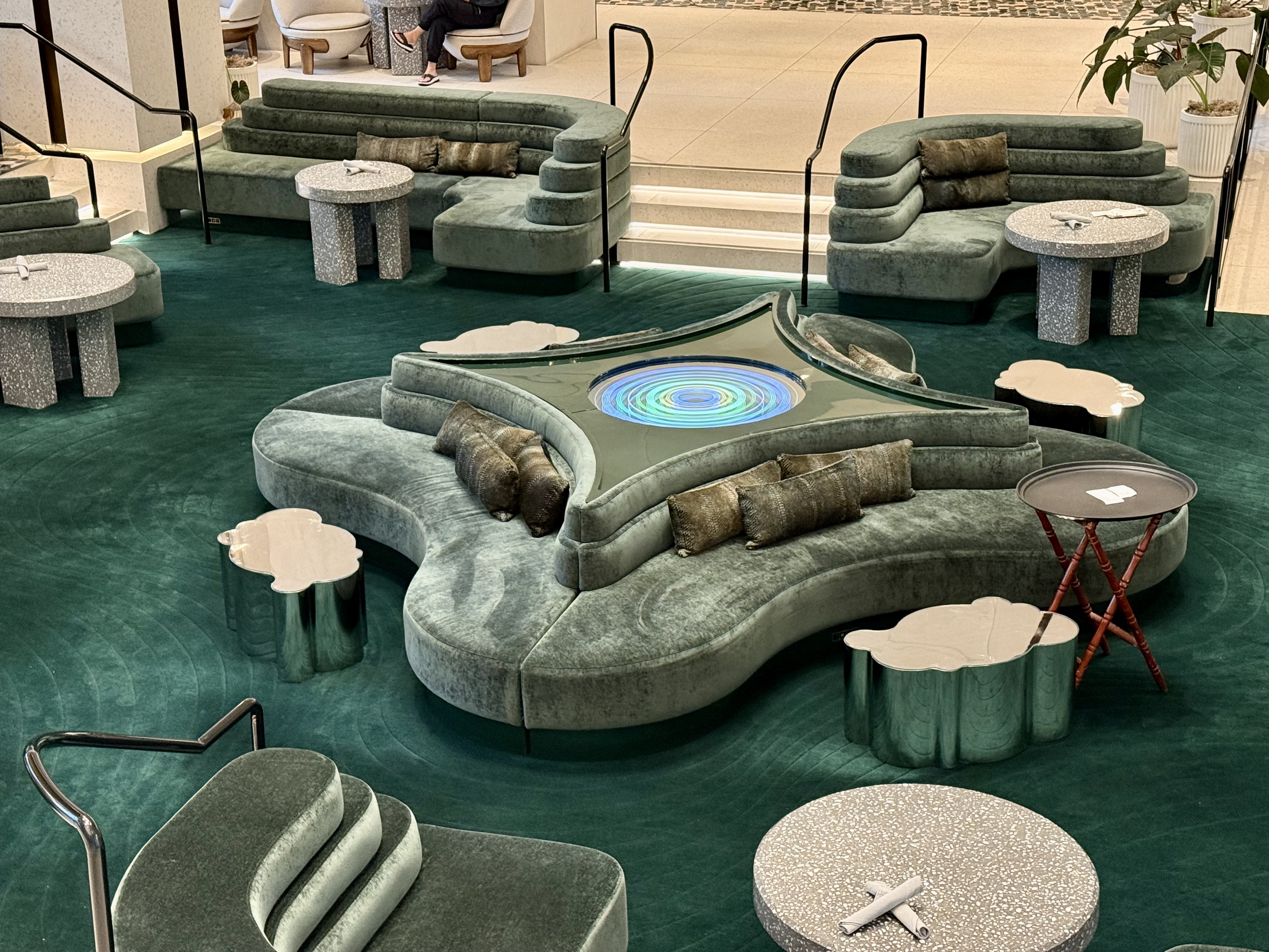W Hollywood lobby seating W Hollywood lobby seating