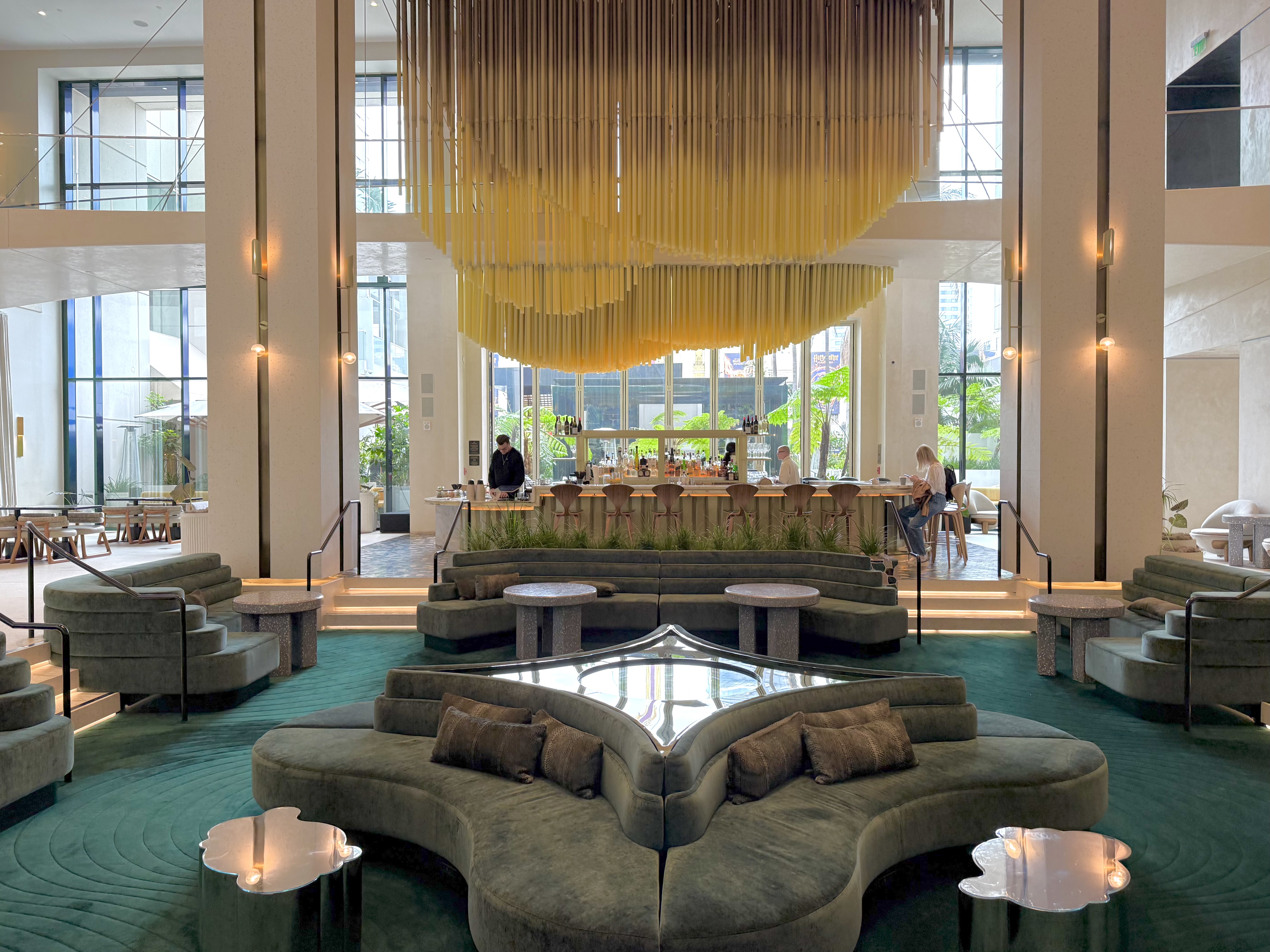 W Hollywood lobby W Hollywood lobby