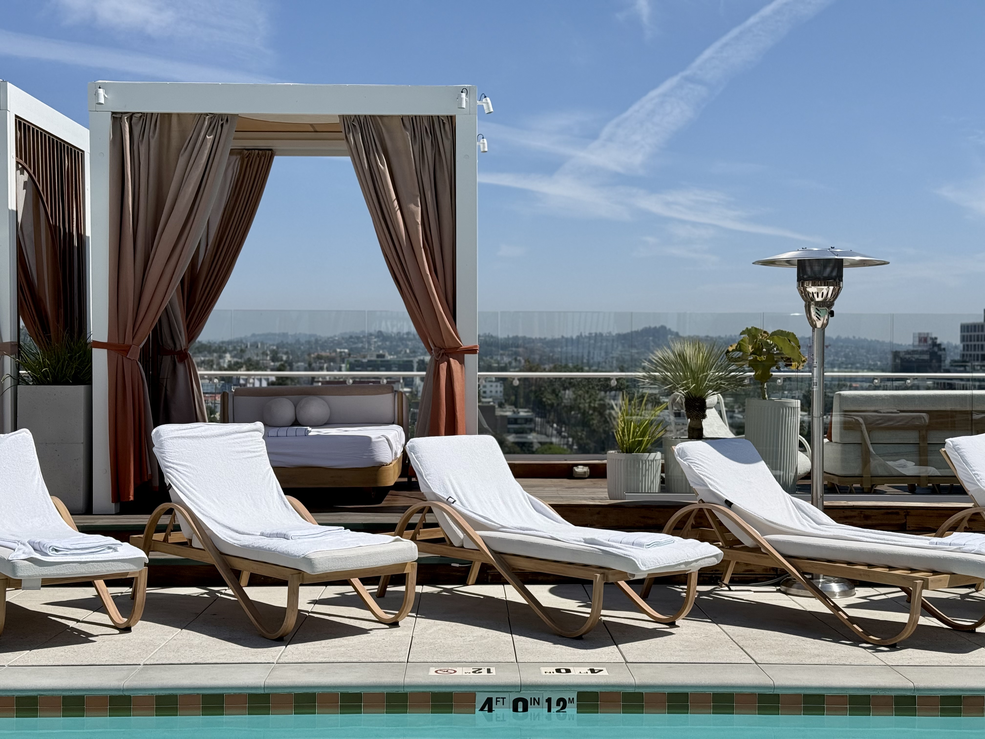 W Hollywood sun loungers W Hollywood sun loungers