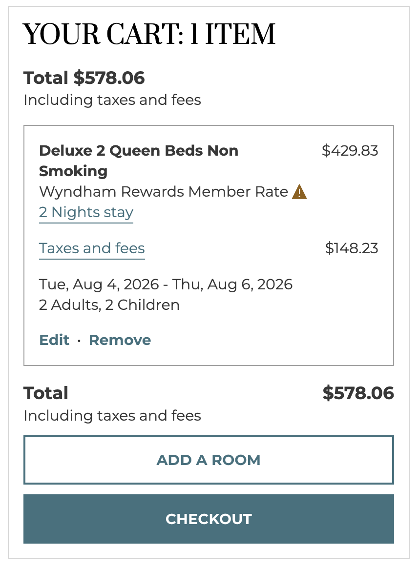 Wyndham rate check Wyndham rate check