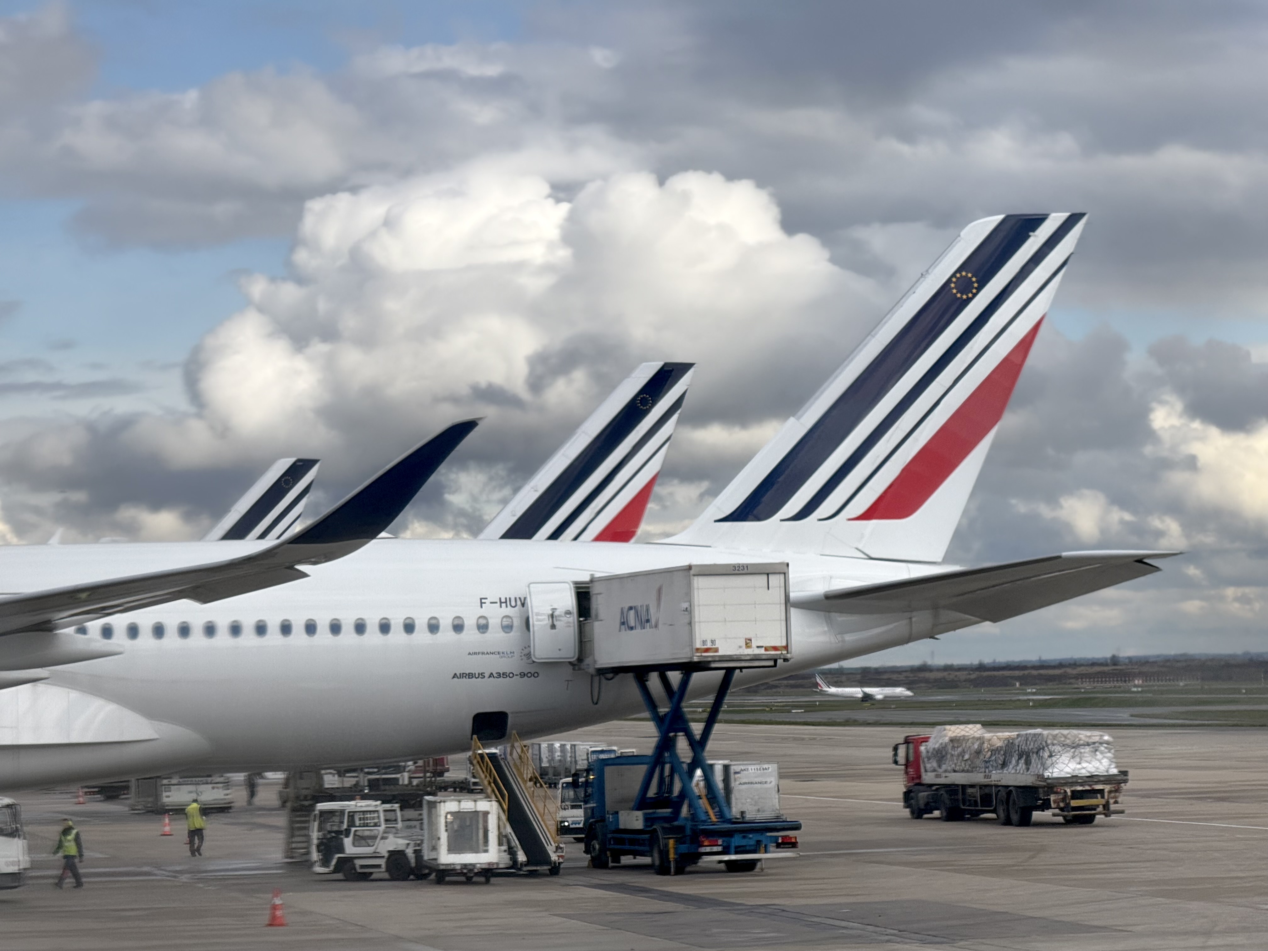 Air France A380 Air France jets at Paris Charles de Gaulle CDG