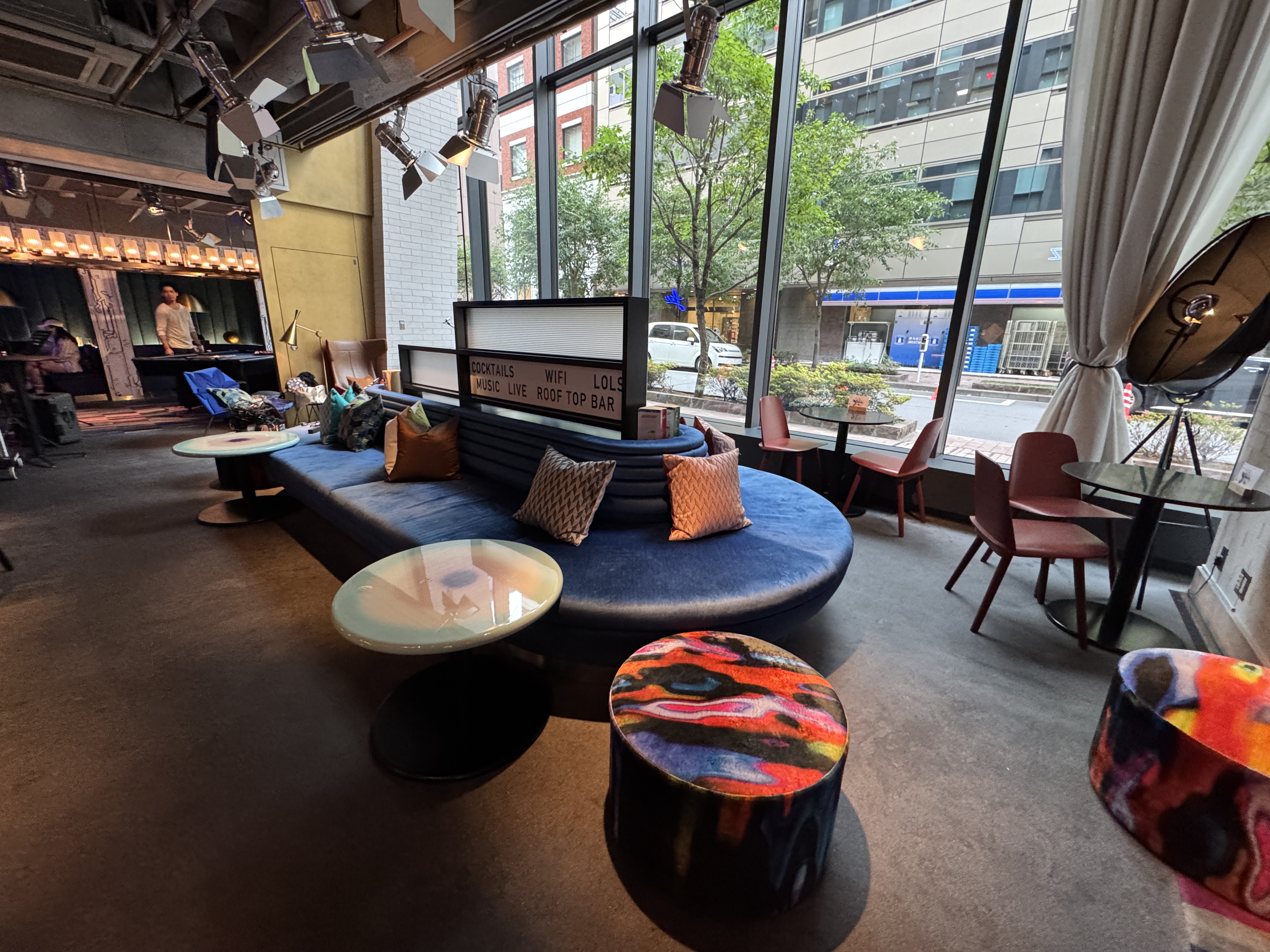 Aloft Tokyo Ginza XYZ Bar seating Aloft Tokyo Ginza XYZ Bar seating