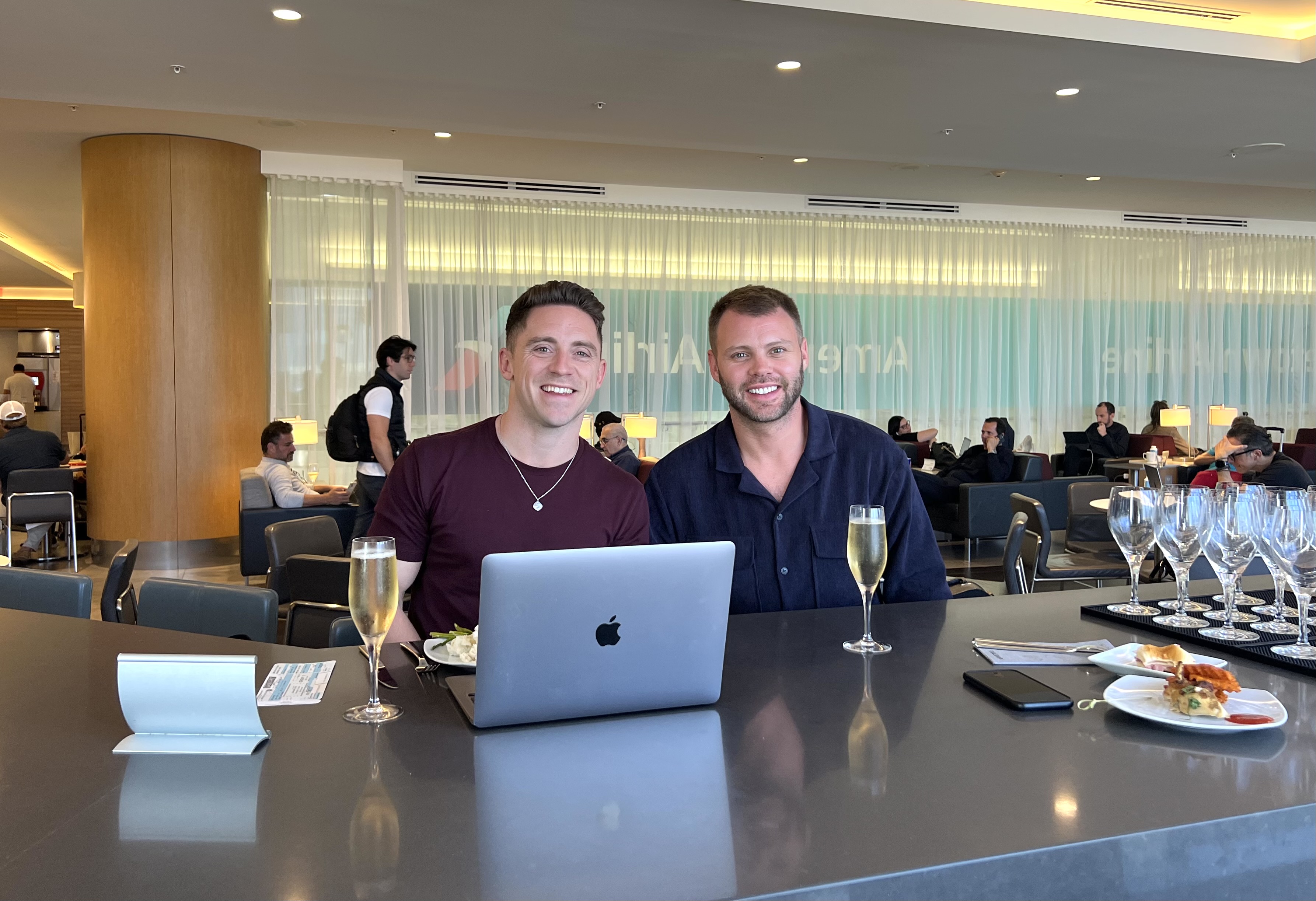 Amerian Airlines Flagship Lounge in Miami MIA