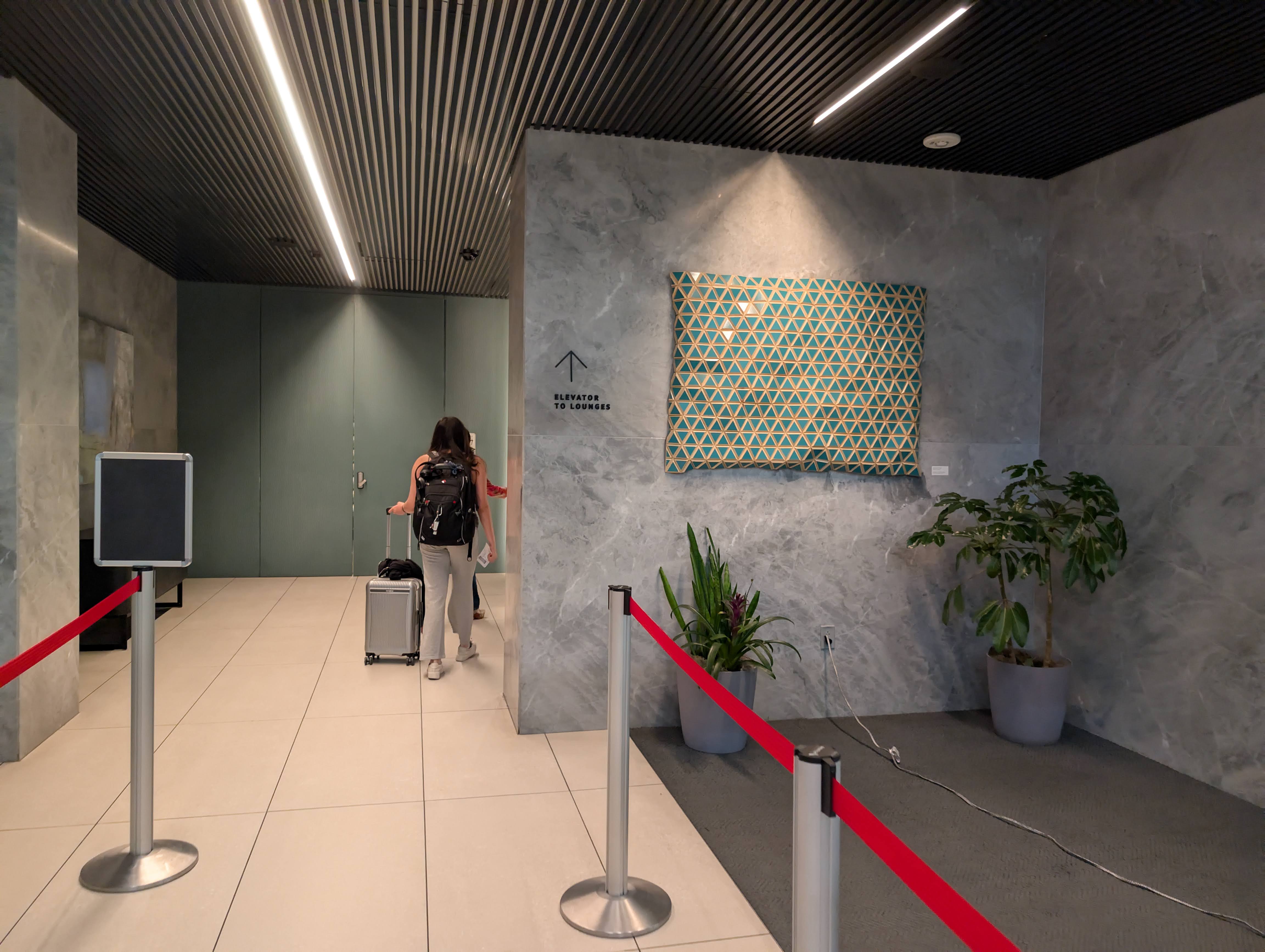 American Airlines Flagship Lounge DFW entrance American Airlines Flagship Lounge DFW entrance
