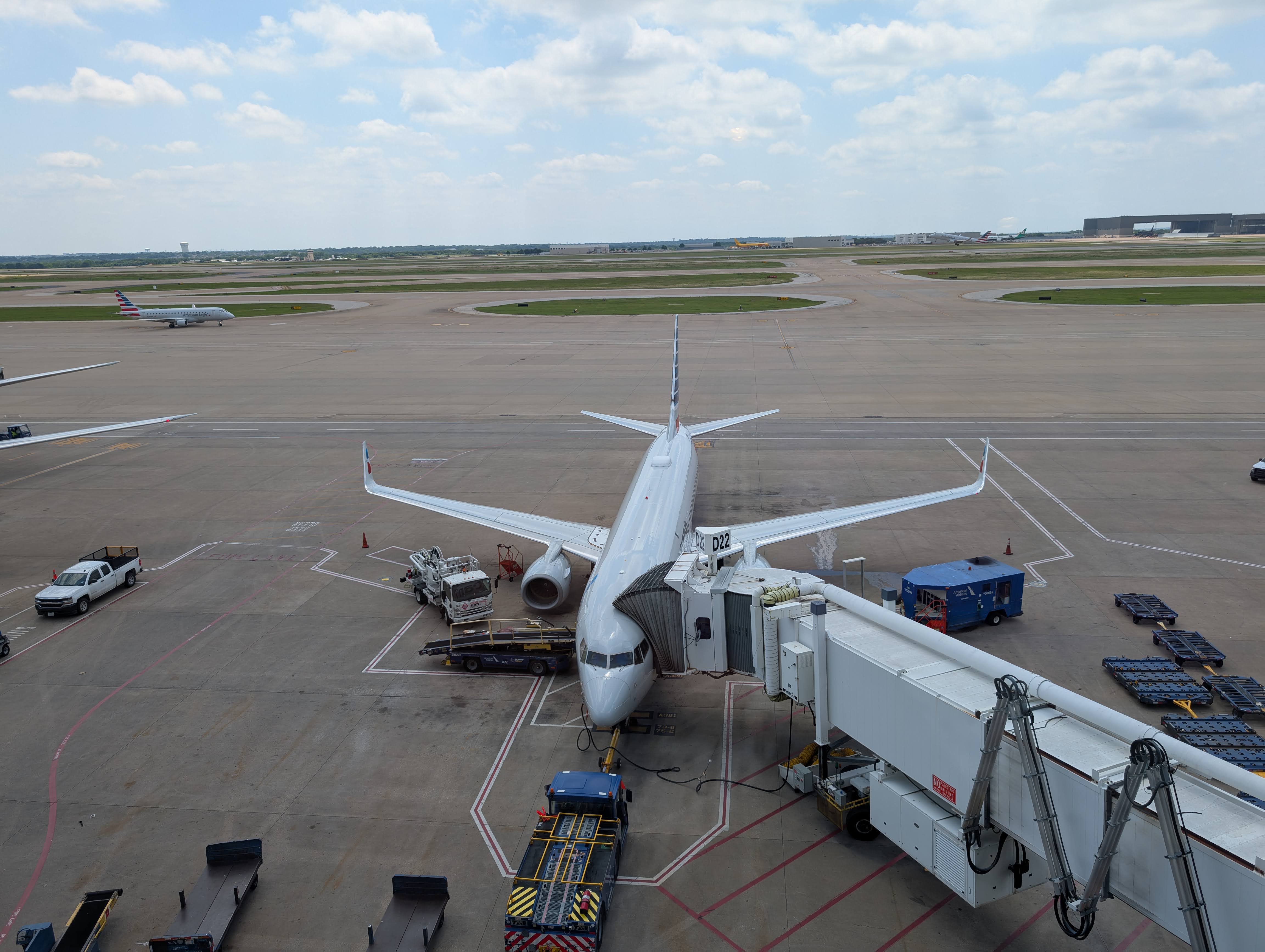 American Airlines Flagship Lounge DFW window view American Airlines Flagship Lounge DFW window view