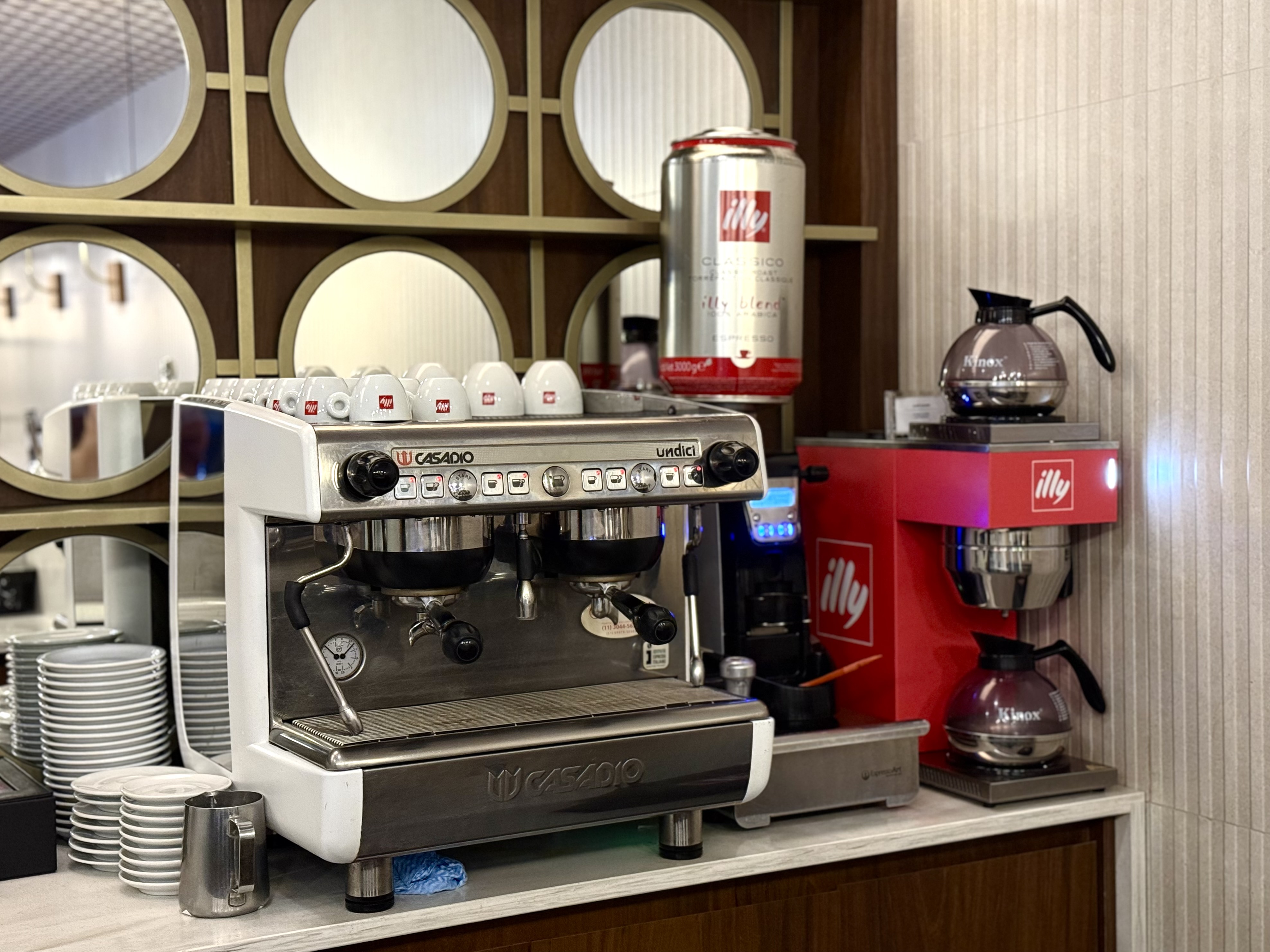 Amex Centurion Lounge Sao Paulo FnB Illy coffee station