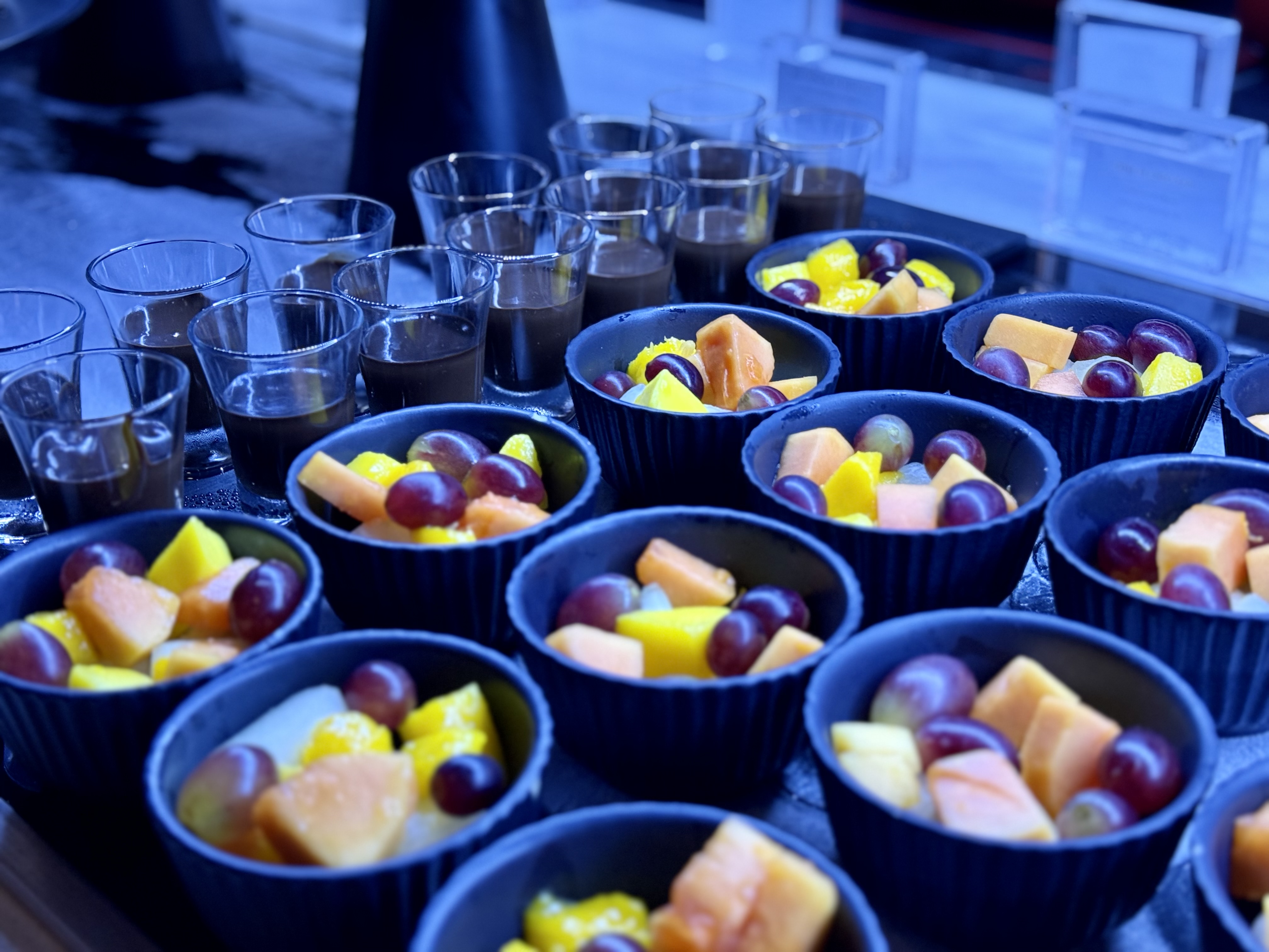 Amex Centurion Lounge Sao Paulo FnB fruit salad