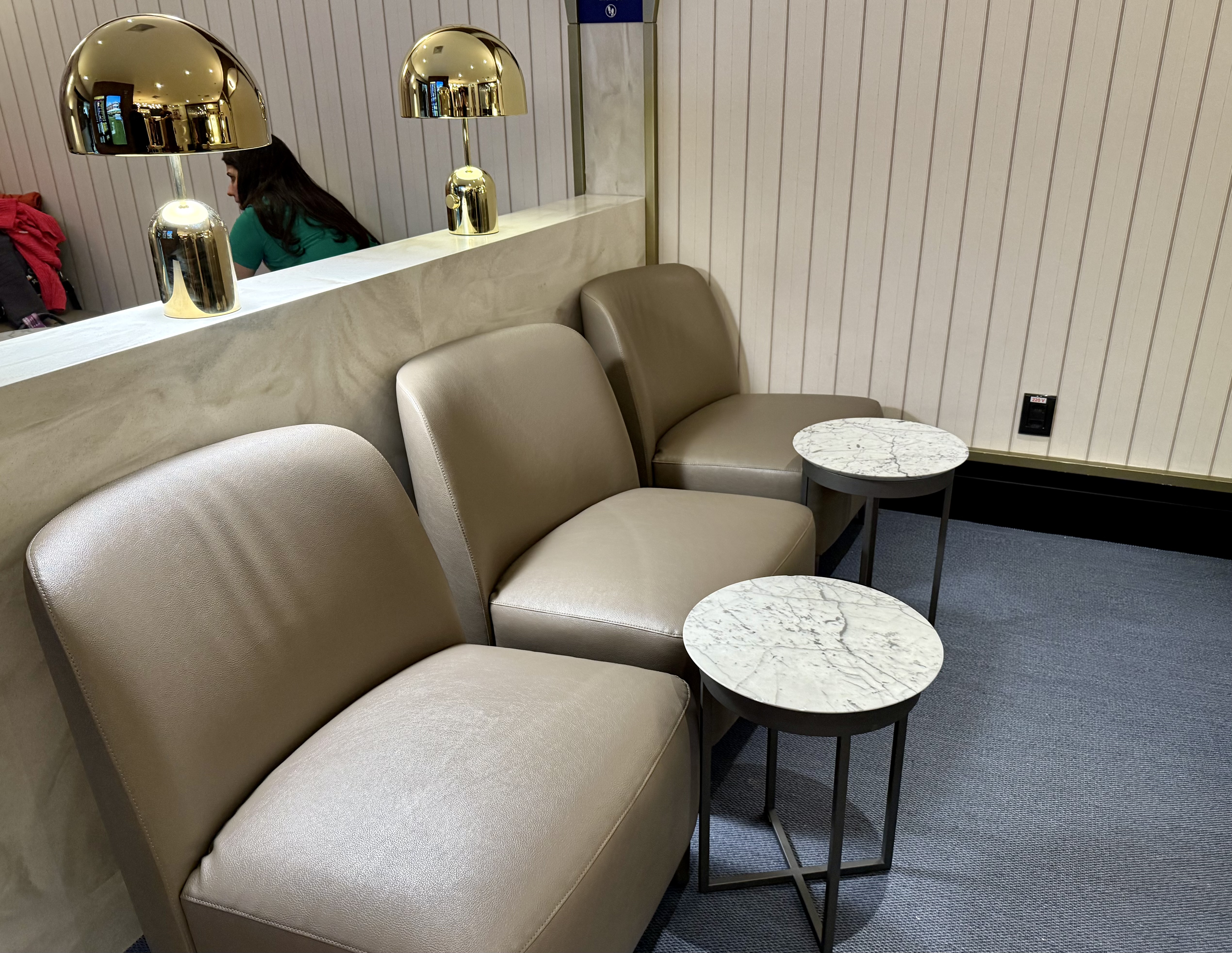 Amex Centurion Lounge Sao Paulo lounge seating
