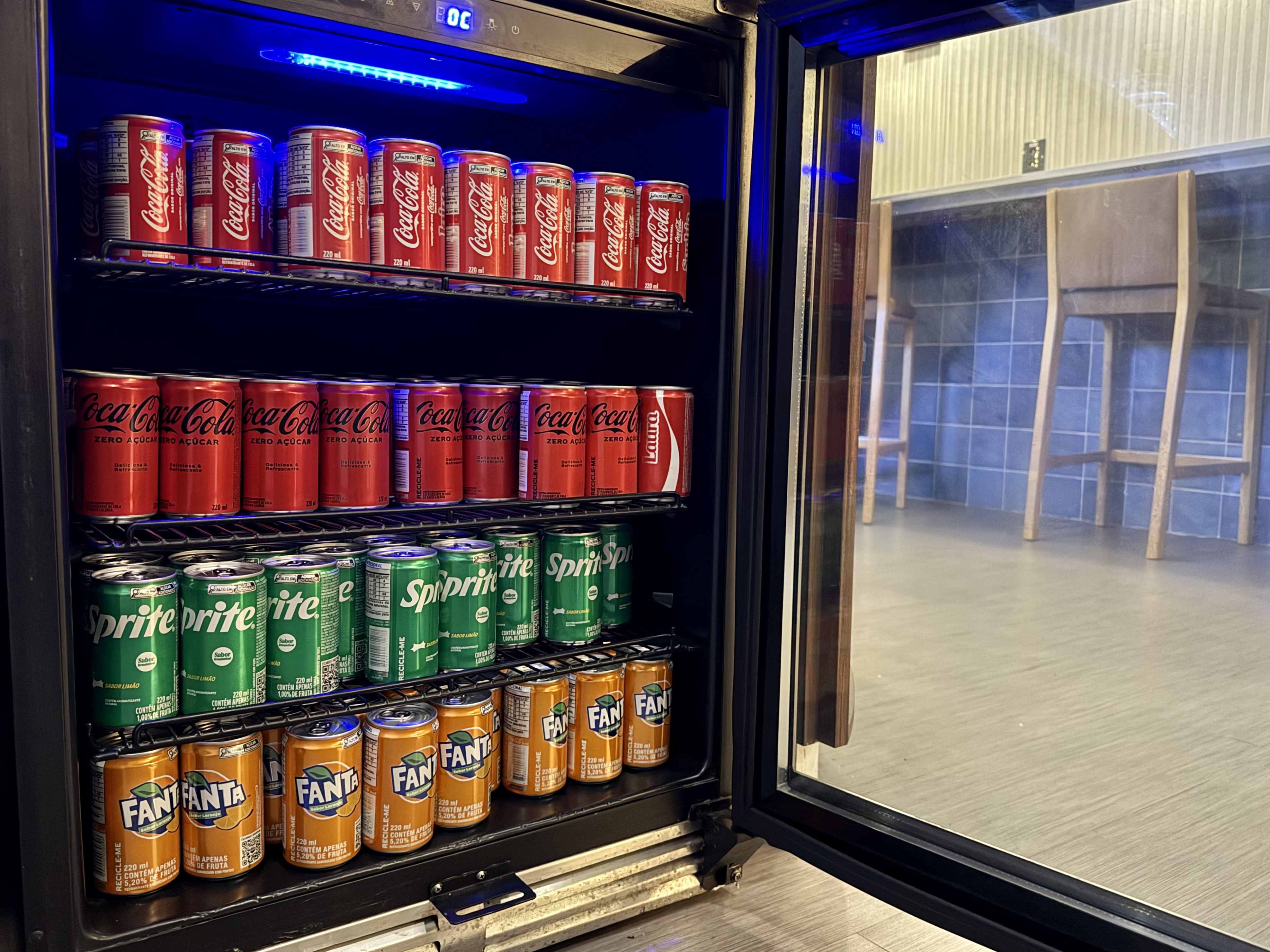 Amex Centurion Lounge Sao Paulo more soda
