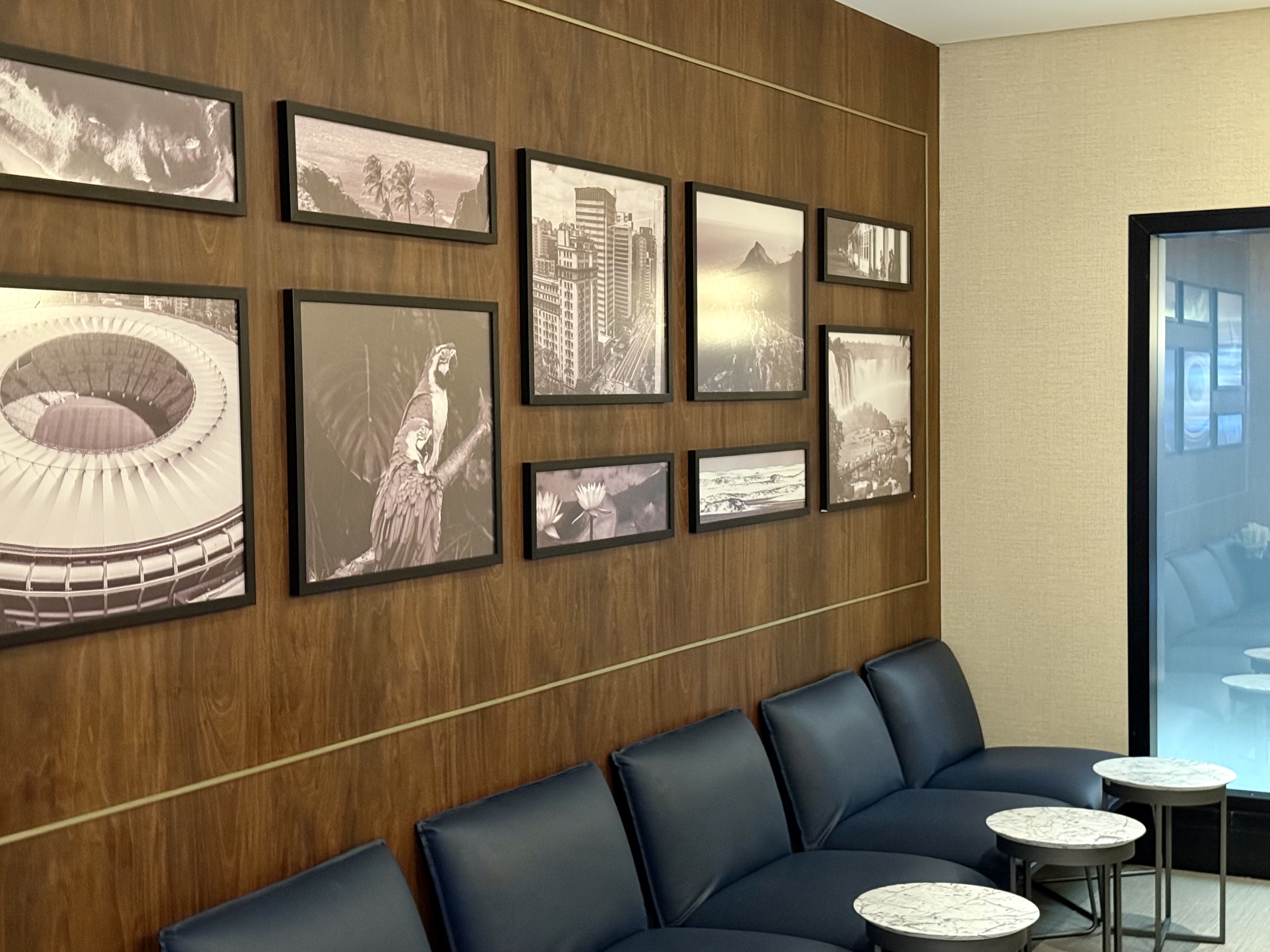 Amex Centurion Lounge Sao Paulo wall art