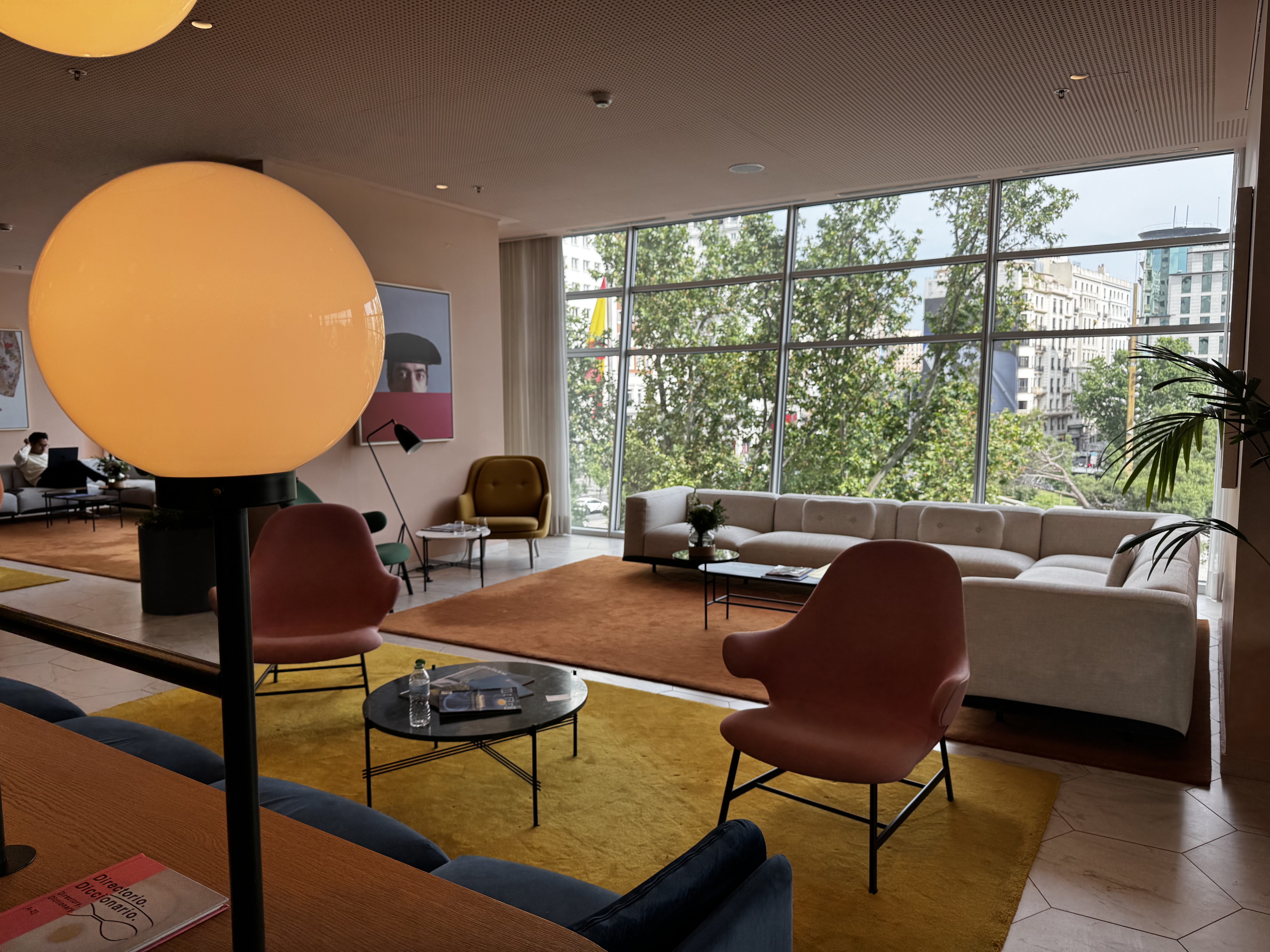 Barcelo Torre de Madrid lobby seating