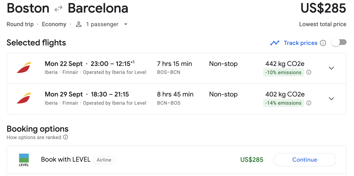 Boston to Barcelona from 285 USD Boston to Barcelona from 285 USD