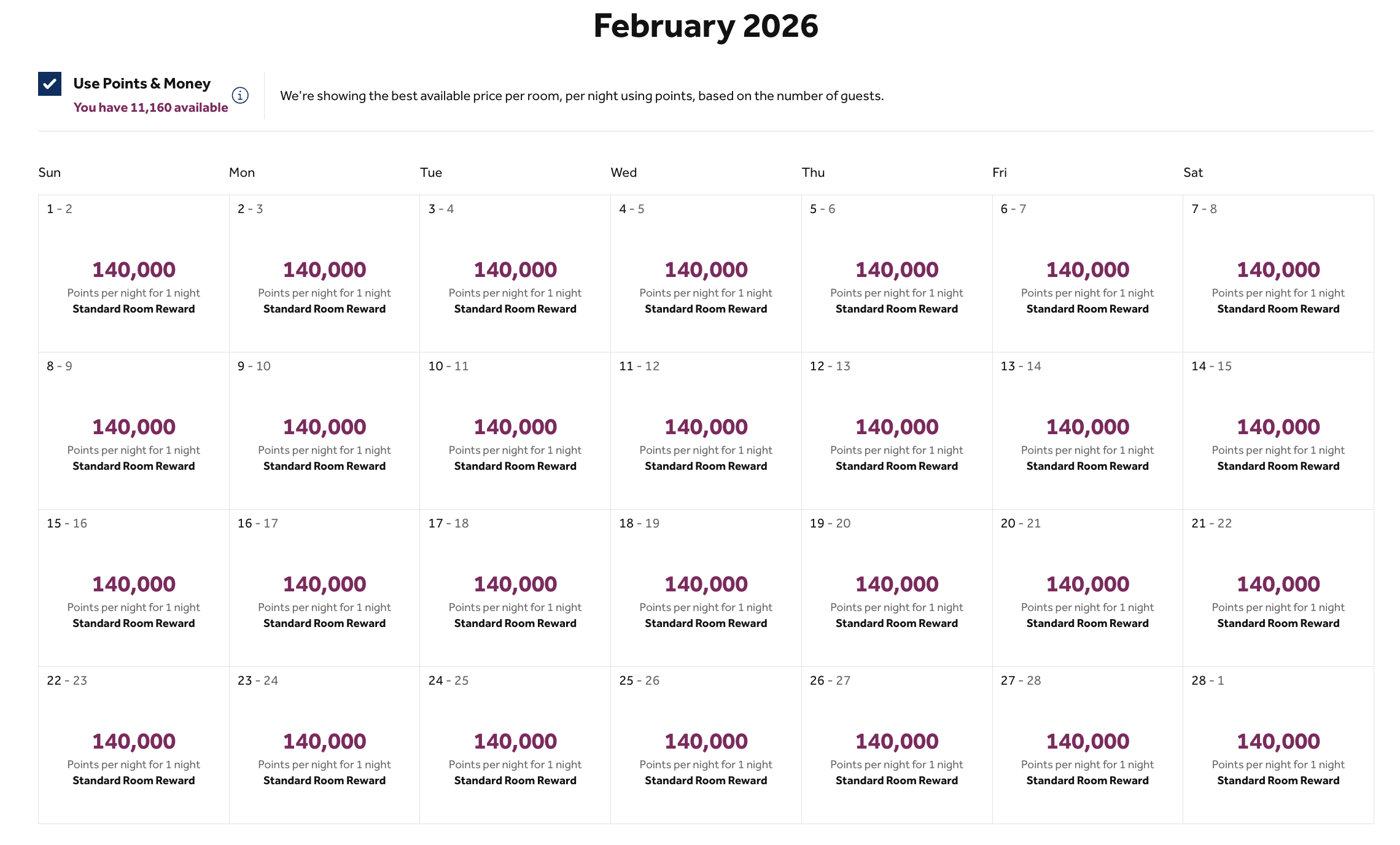 Conrad Maldives Award Pricing
