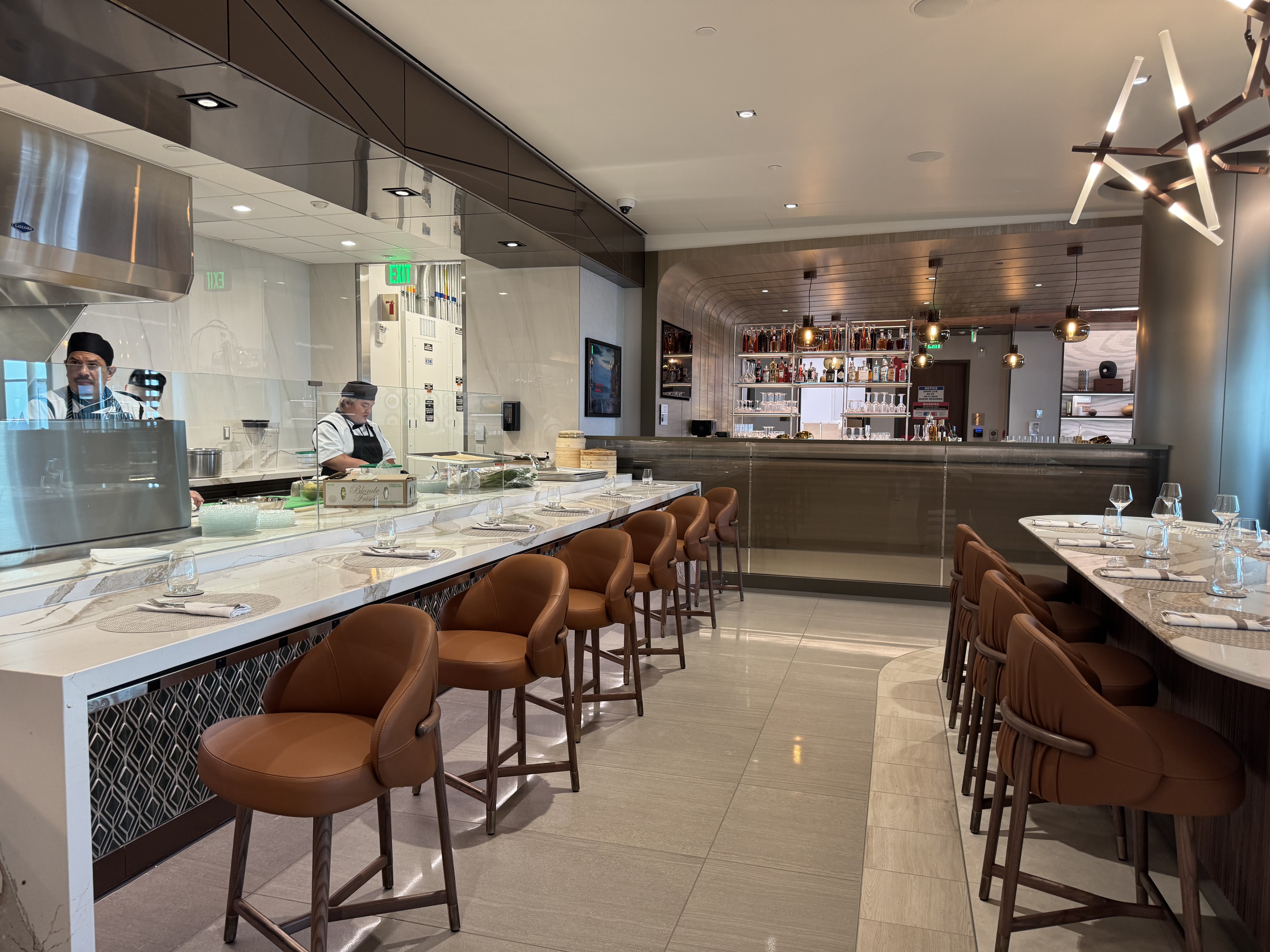 Delta One Lounge SEA Kitchen Bar