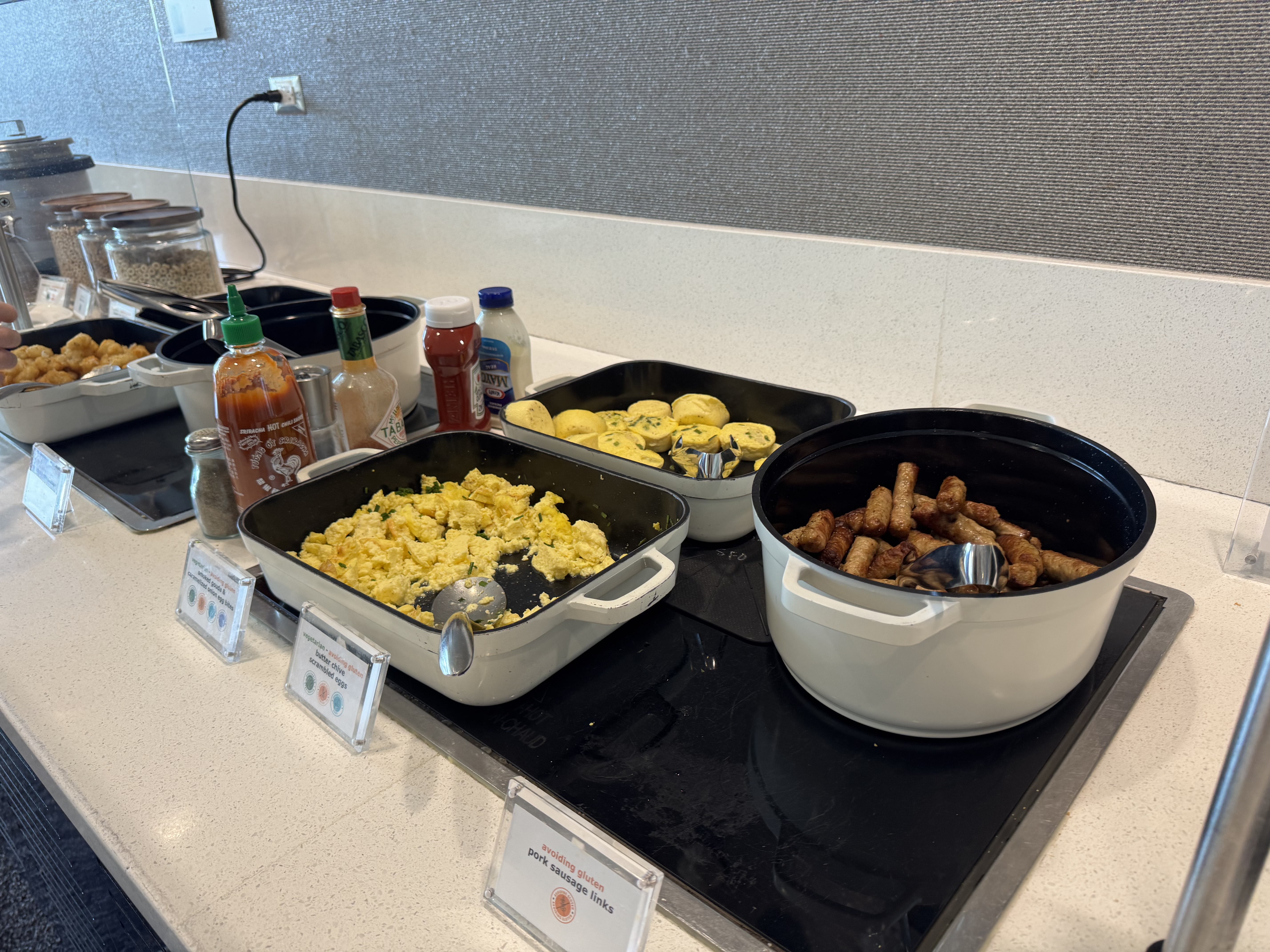 Delta Sky Club SFO Breakfast Delta Sky Club SFO Breakfast