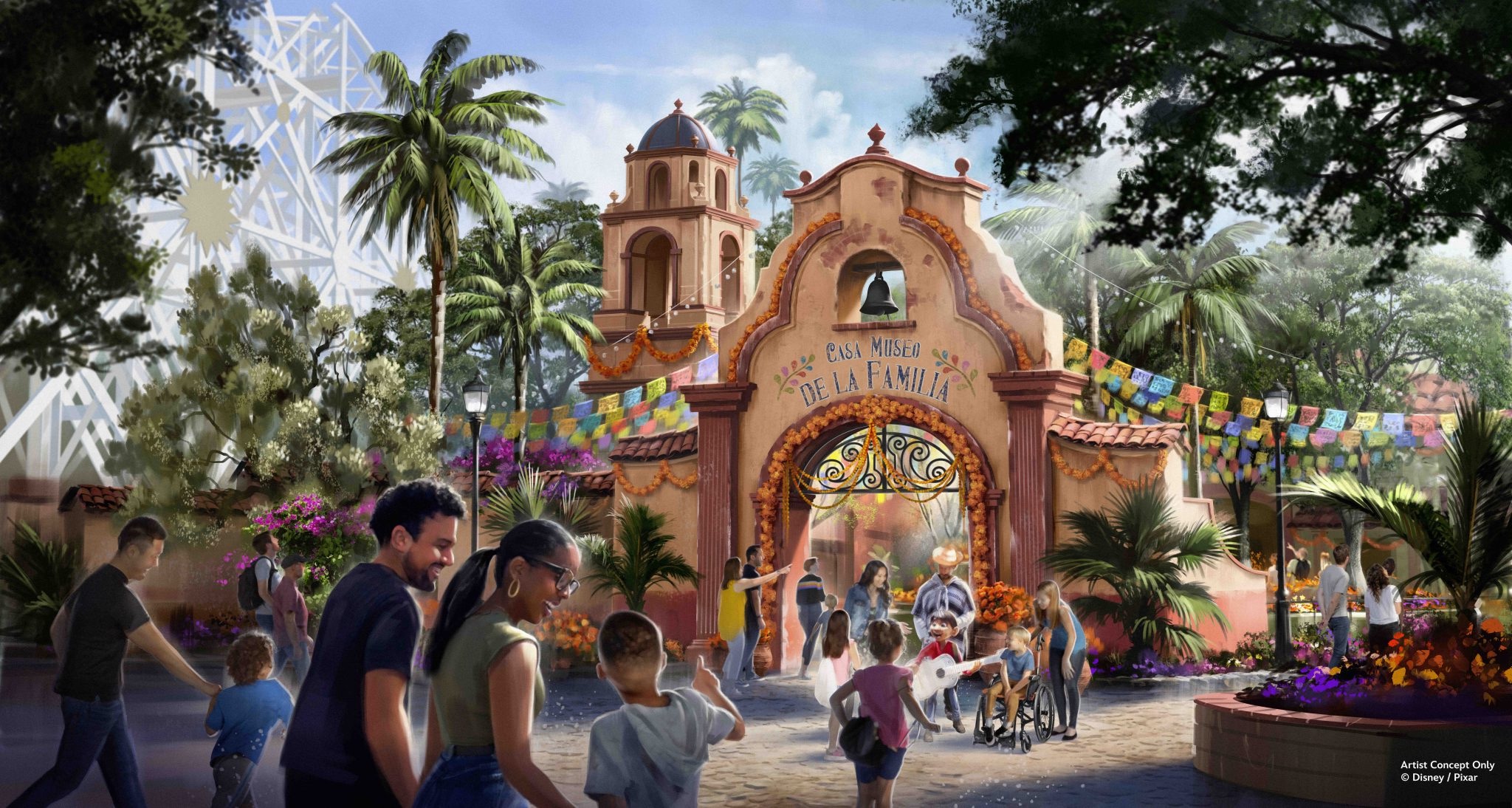 Disneyland Artist Concept Coco Attraction Disneyland Artist Concept Coco Attraction