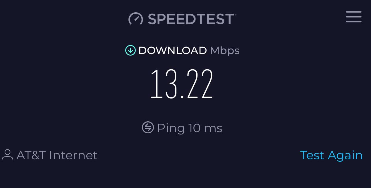 Escape Lounge FLL Wi Fi speed test Escape Lounge FLL Wi Fi speed test