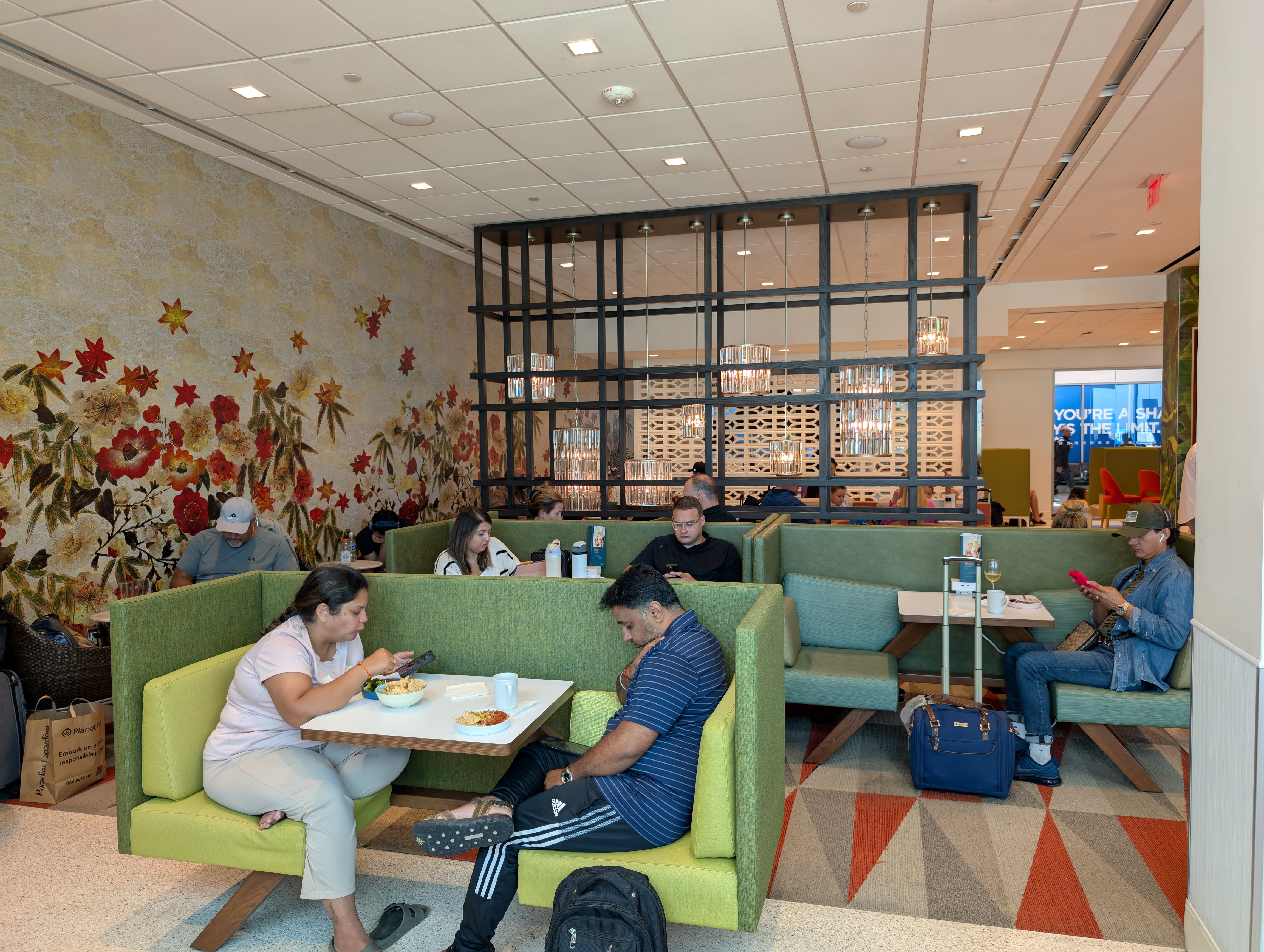 Escape Lounge FLL seating back area Escape Lounge FLL seating back area