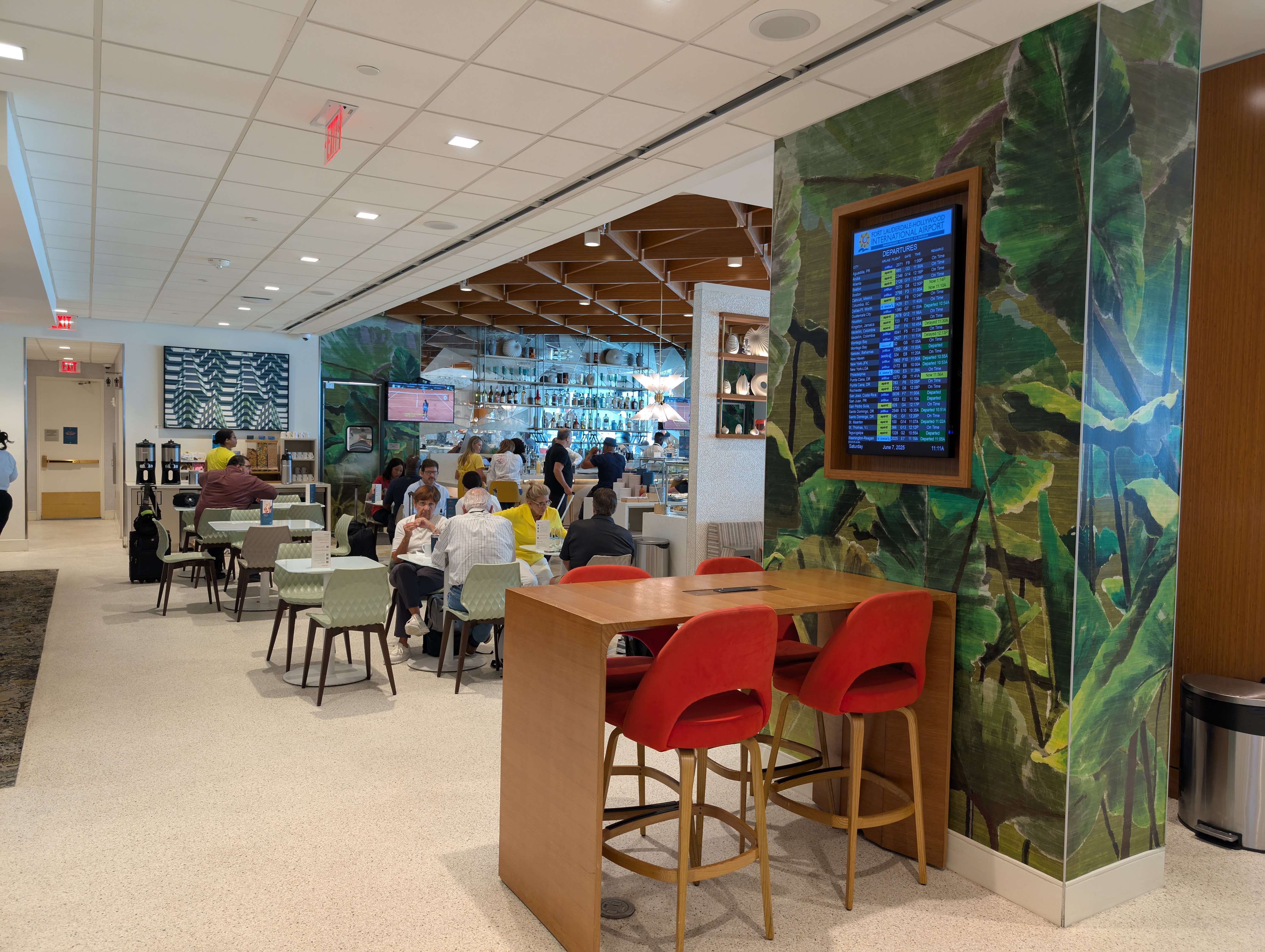 Escape Lounge FLL seating entrance Escape Lounge FLL seating entrance