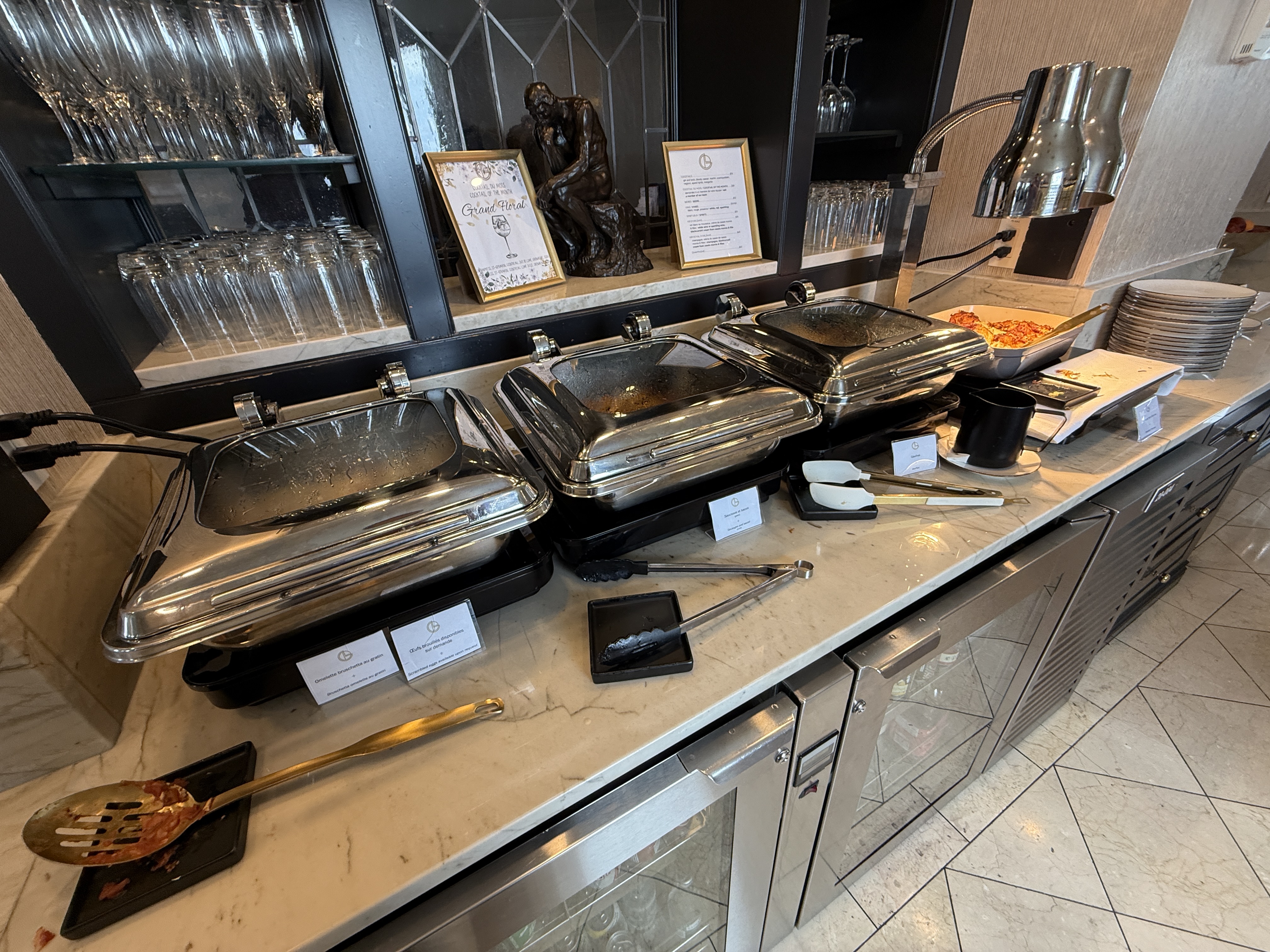 Fairmont Le Château Frontenac Breakfast Hot Items