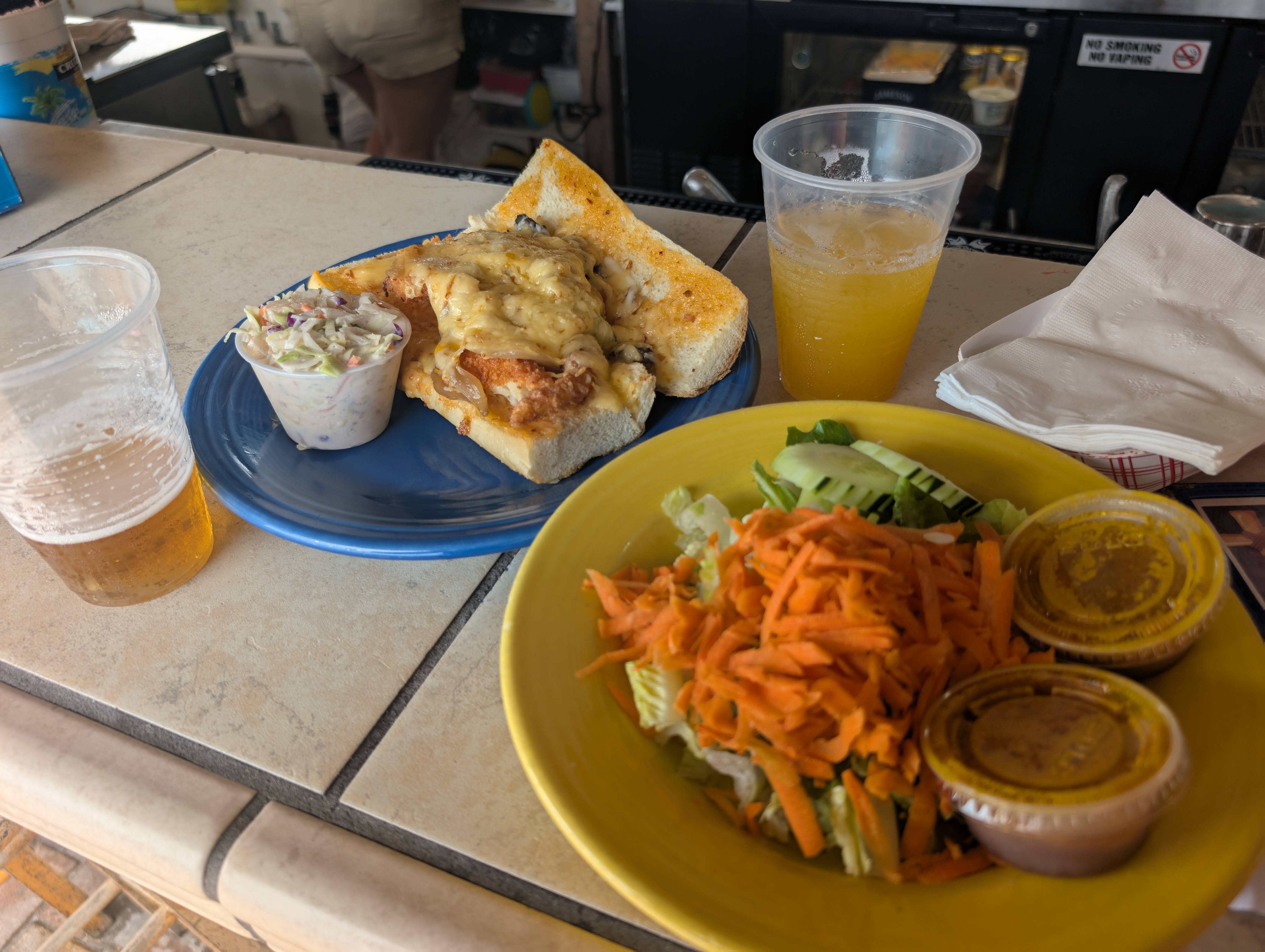 Florida Overseas Highway road trip Sunset Grille food