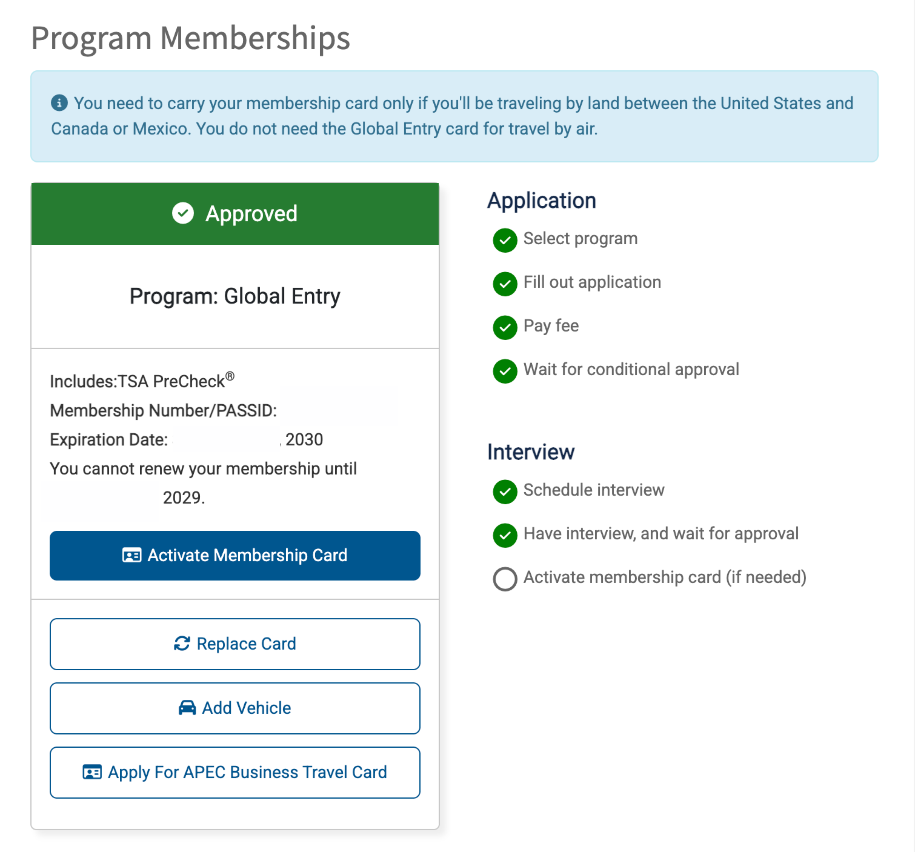 Global Entry Renewal Approved Global Entry Renewal Approved