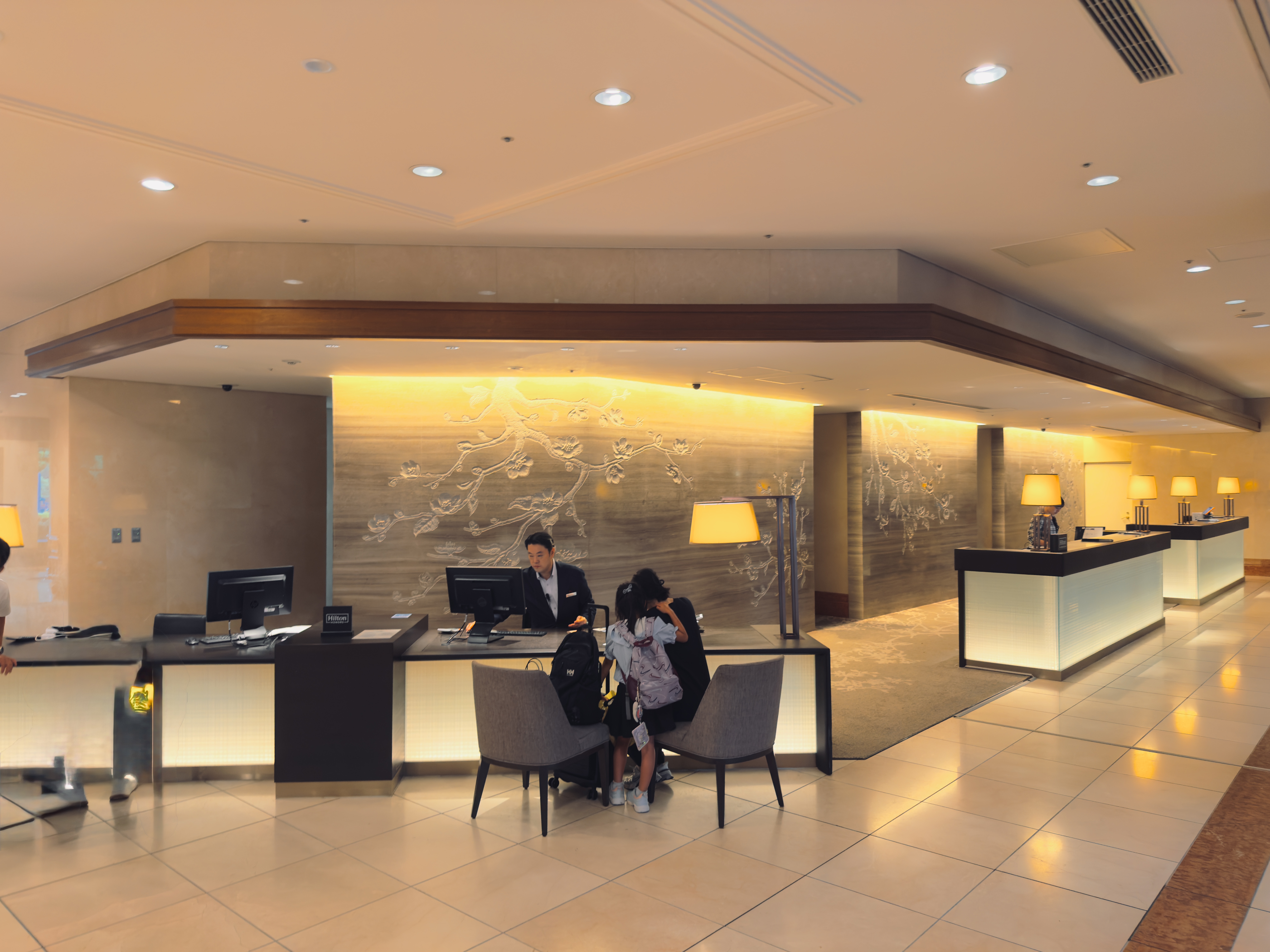 Hilton Odawara Resort check in desk Hilton Odawara Resort check in desk