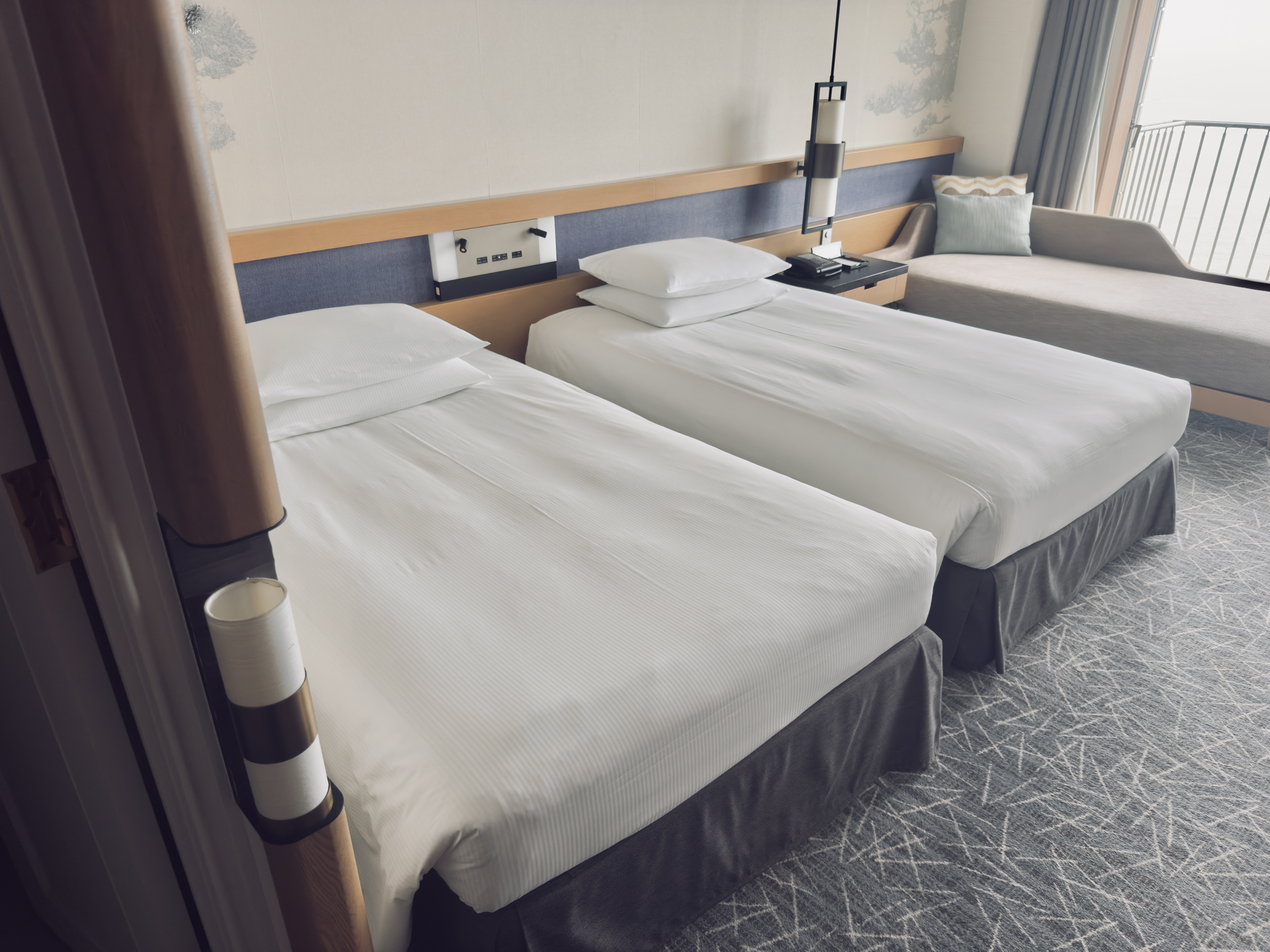 Hilton Odawara Resort room beds Hilton Odawara Resort room beds