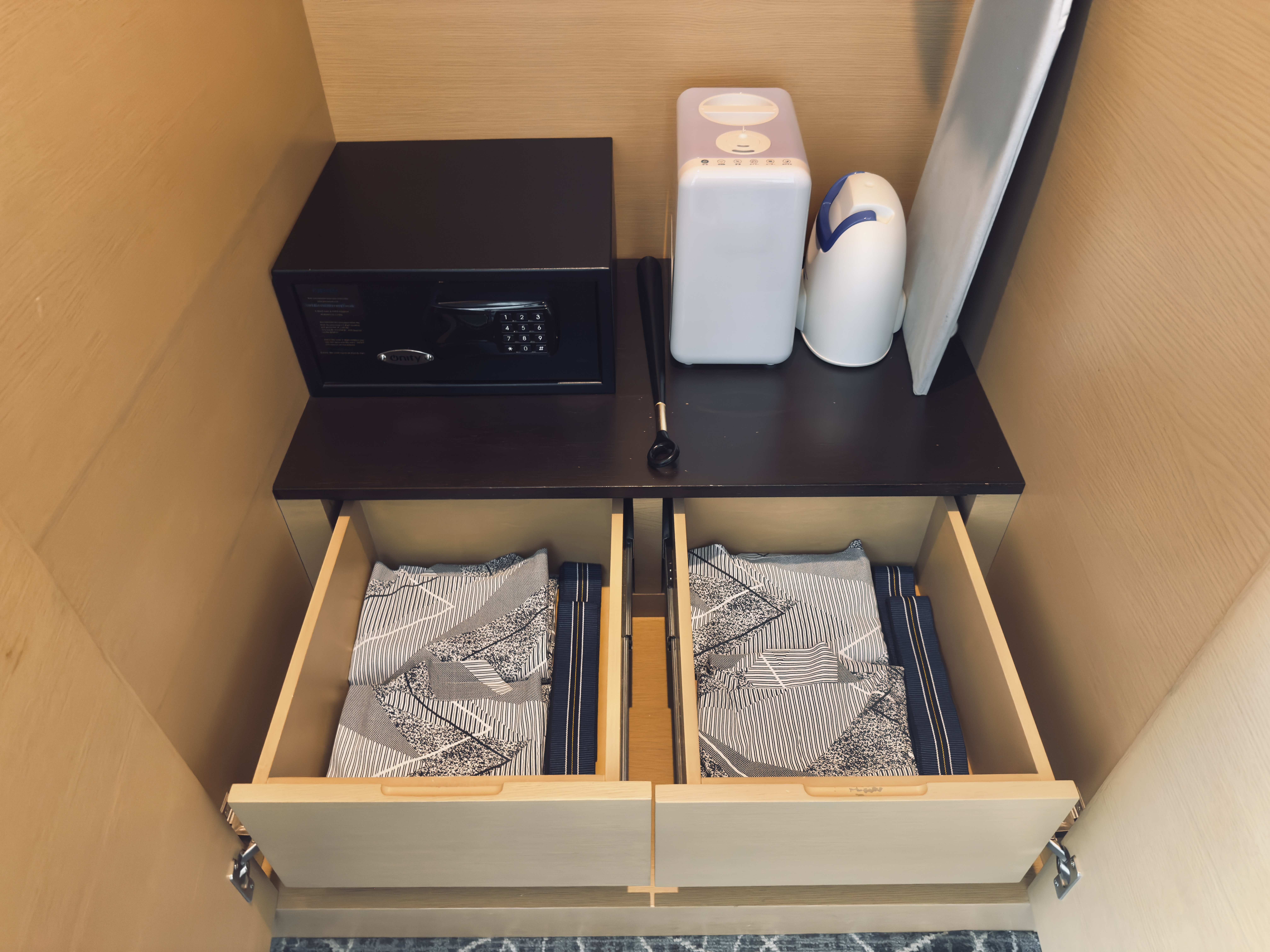 Hilton Odawara Resort room closet items Hilton Odawara Resort room closet items