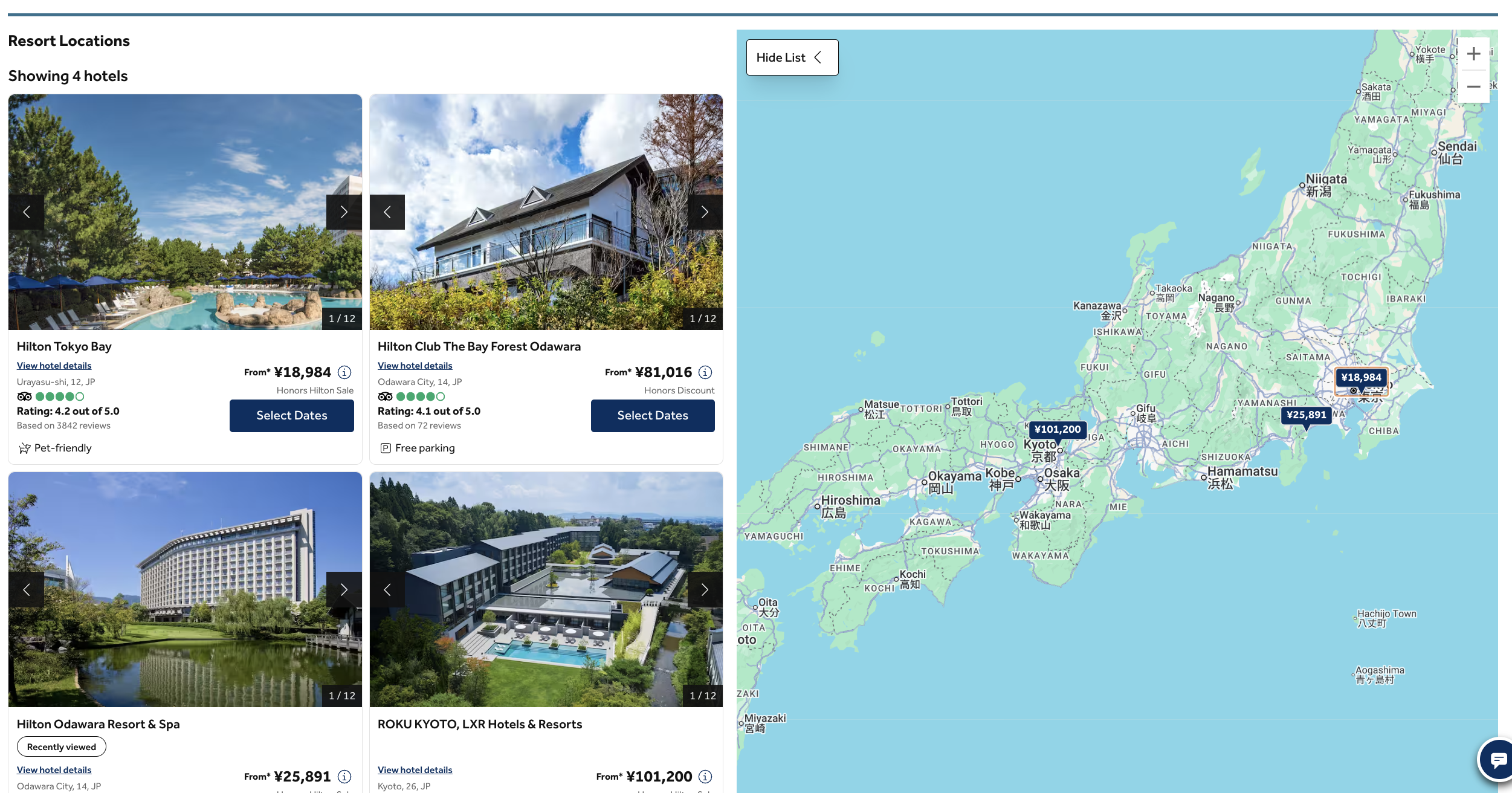 Hilton Resorts Japan Hilton Resorts Japan